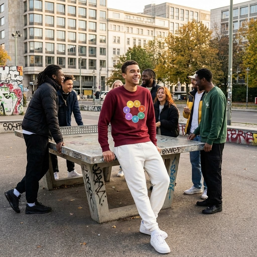 Premium Organic Sweatshirt – United Color Edition (Unisex)