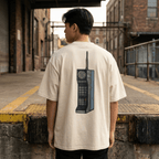 T-Shirt Oversized Organic – STUDIO ANALOG Series | Analog Brick-Phone Style