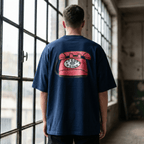 T-Shirt Oversized Organic – STUDIO ANALOG Series | Analog Retro Phone Style