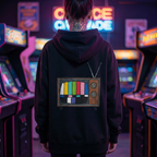 Hoodie Oversized Organic – STUDIO ANALOG Series | Analog Retro TV Style