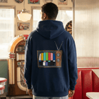 Hoodie Oversized Organic – STUDIO ANALOG Series | Analog Retro TV Style