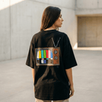 T-Shirt Oversized Organic – STUDIO ANALOG Series | Analog Retro TV Style