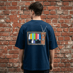 T-Shirt Oversized Organic – STUDIO ANALOG Series | Analog Retro TV Style