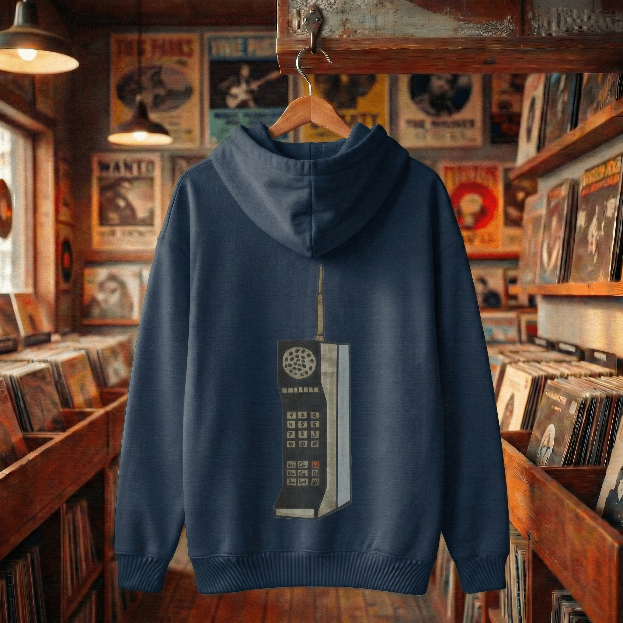 Hoodie Oversized Organic – STUDIO Analog Series | Analog Brick Phone Style
