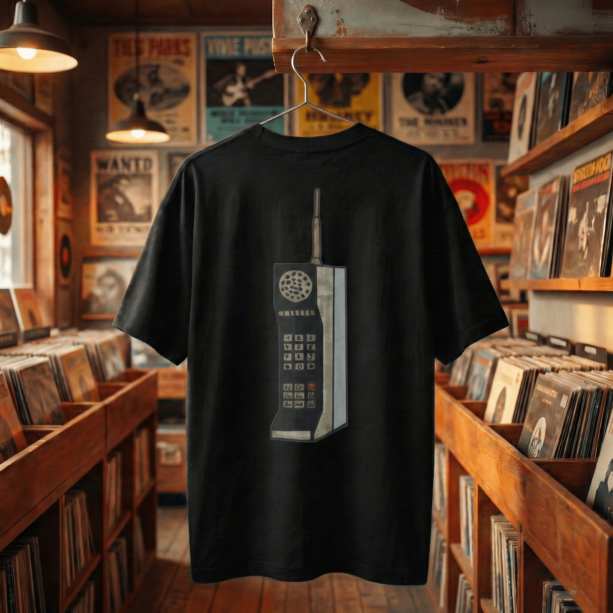 T-Shirt Oversized Organic – STUDIO ANALOG Series | Analog Brick-Phone Style