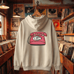 Hoodie Oversized Organic – STUDIO ANALOG Series | Analog Retro Phone Style