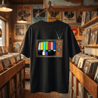 T-Shirt Oversized Organic – STUDIO ANALOG Series | Analog Retro TV Style