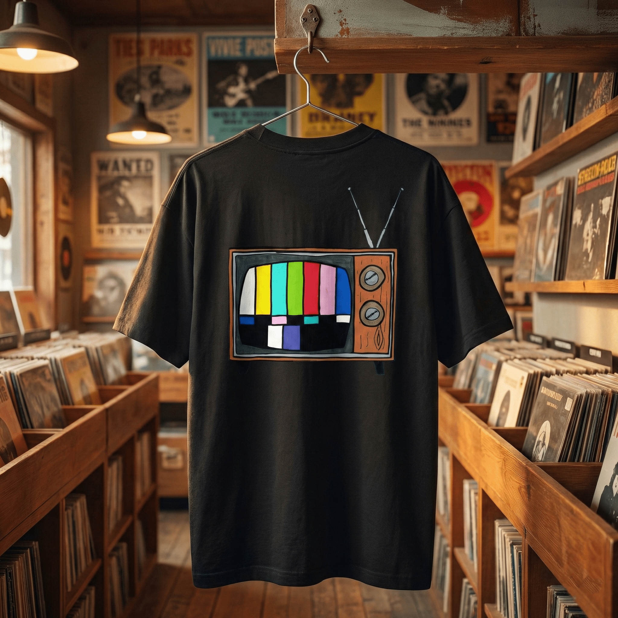 T-Shirt Oversized Organic – STUDIO ANALOG Series | Analog Retro TV Style