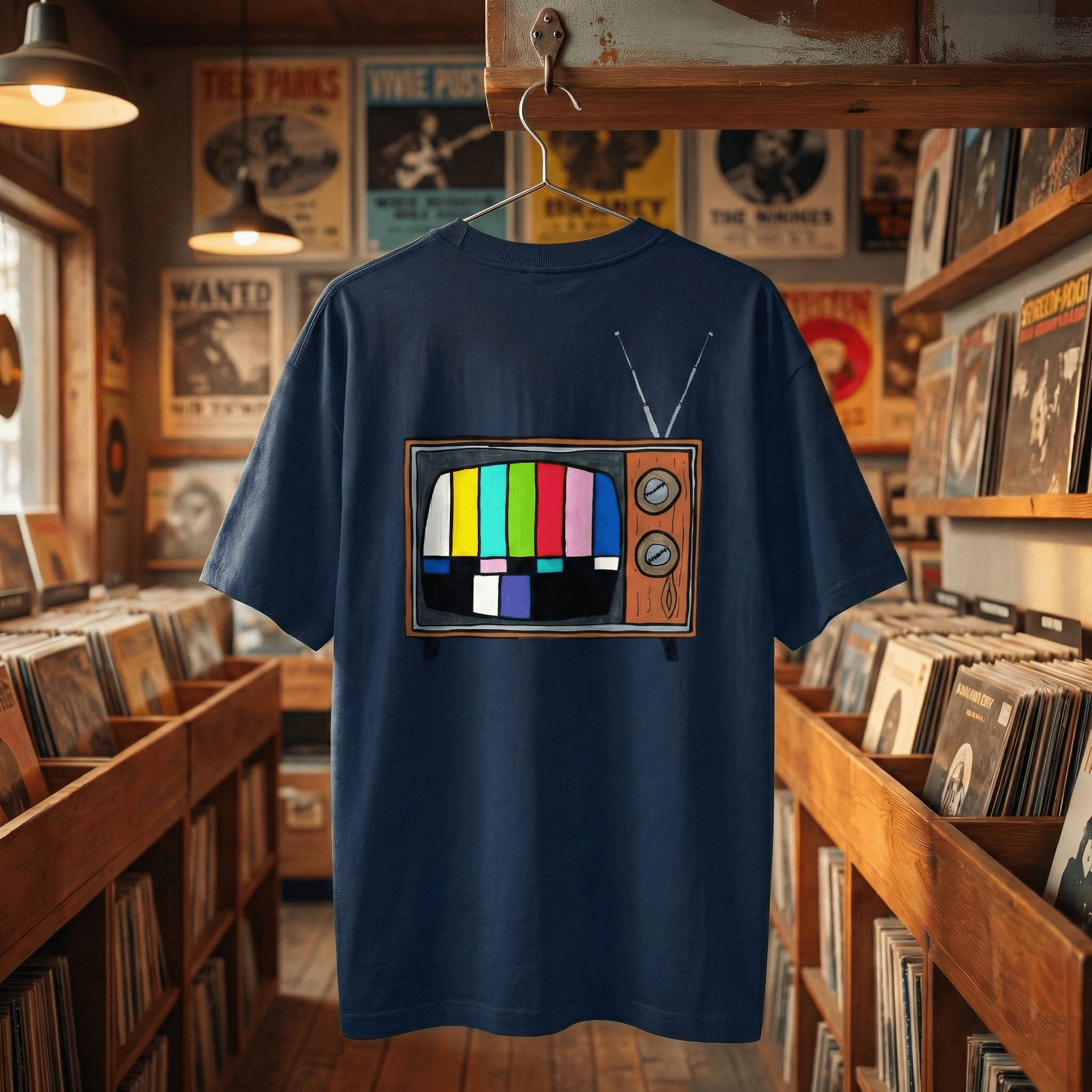 T-Shirt Oversized Organic – STUDIO ANALOG Series | Analog Retro TV Style