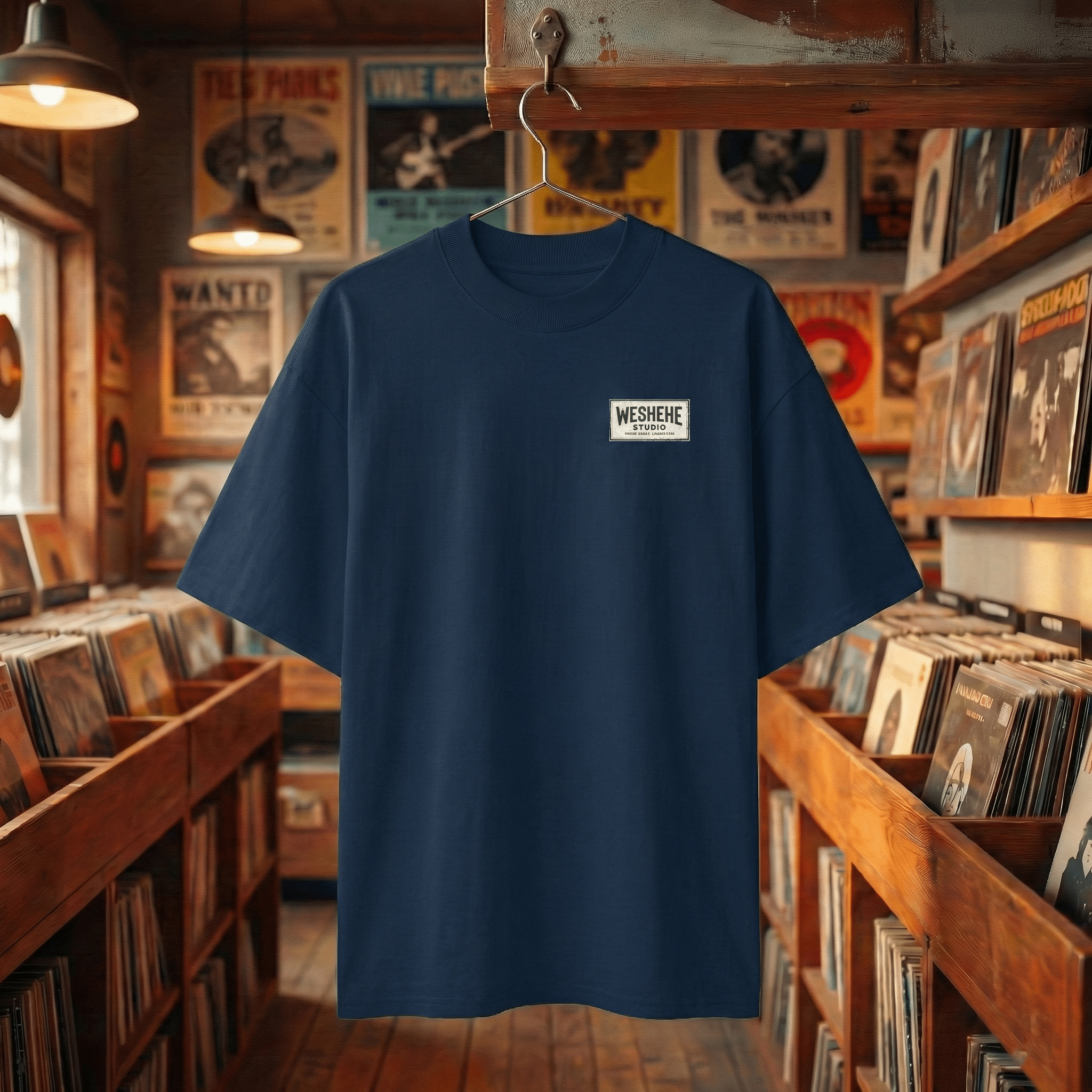 T-Shirt Oversized Organic – STUDIO ANALOG Series | Analog Retro TV Style