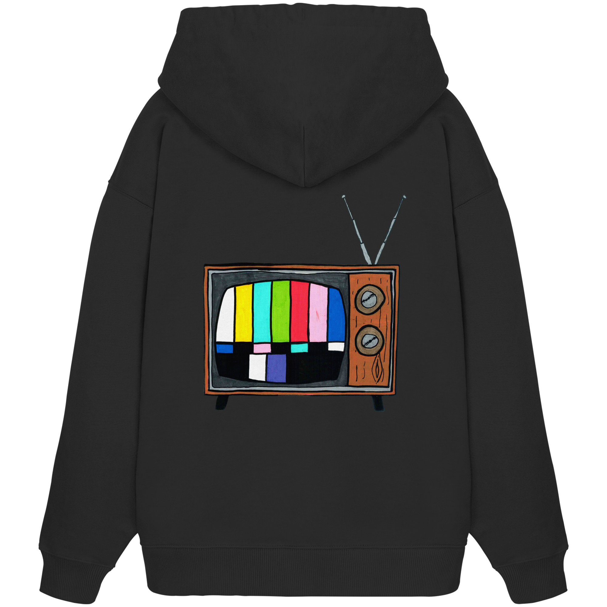 Studio - Retro TV real - Organic Oversize Hoodie