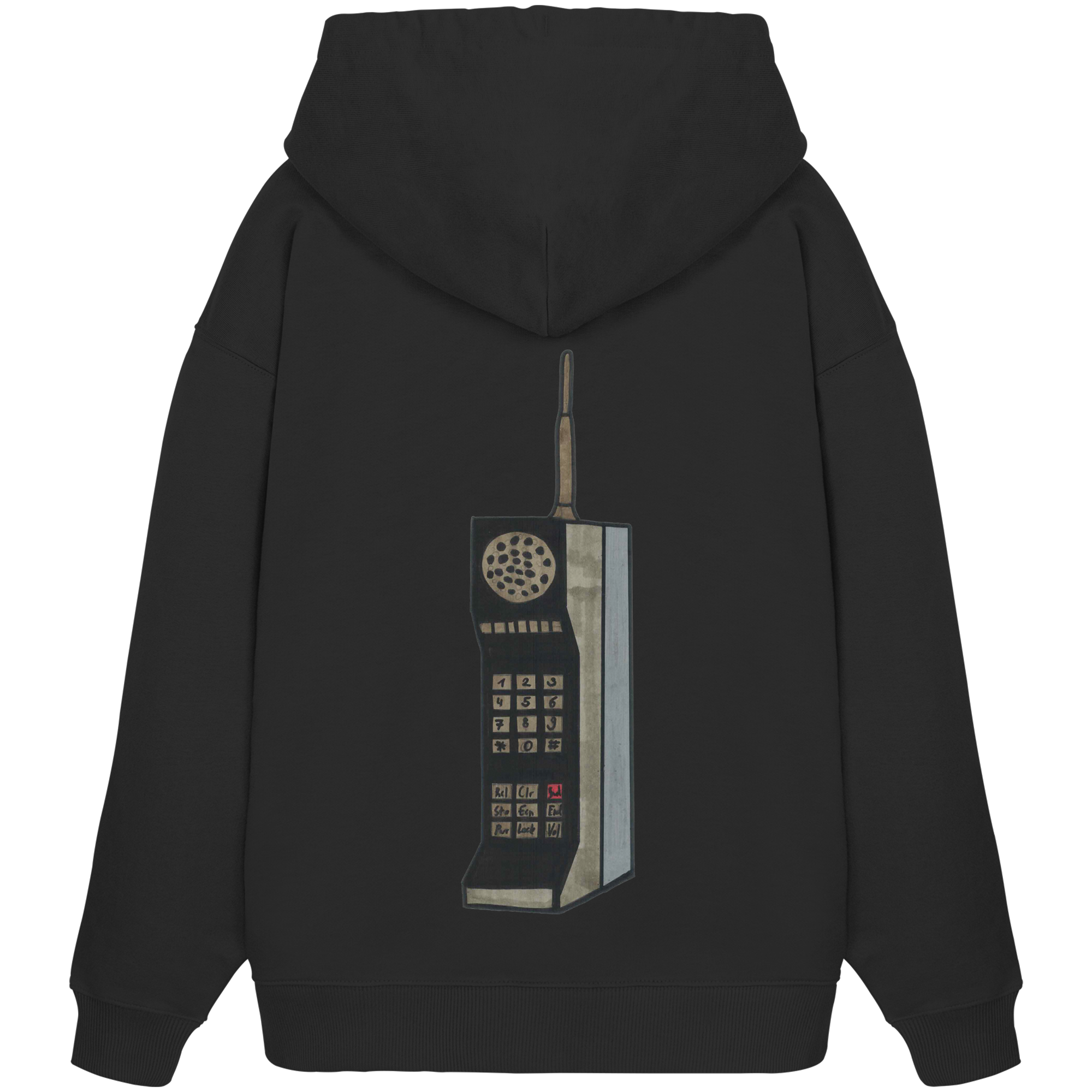 Studio - Retro Phone Kopie - Organic Oversize Hoodie real