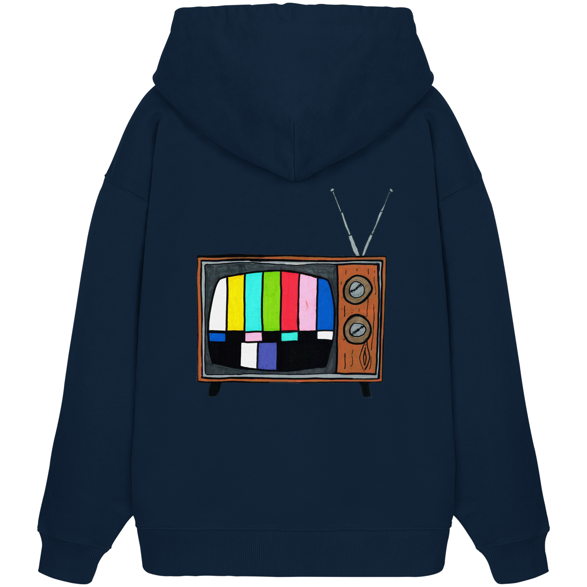 Studio - Retro TV real - Organic Oversize Hoodie