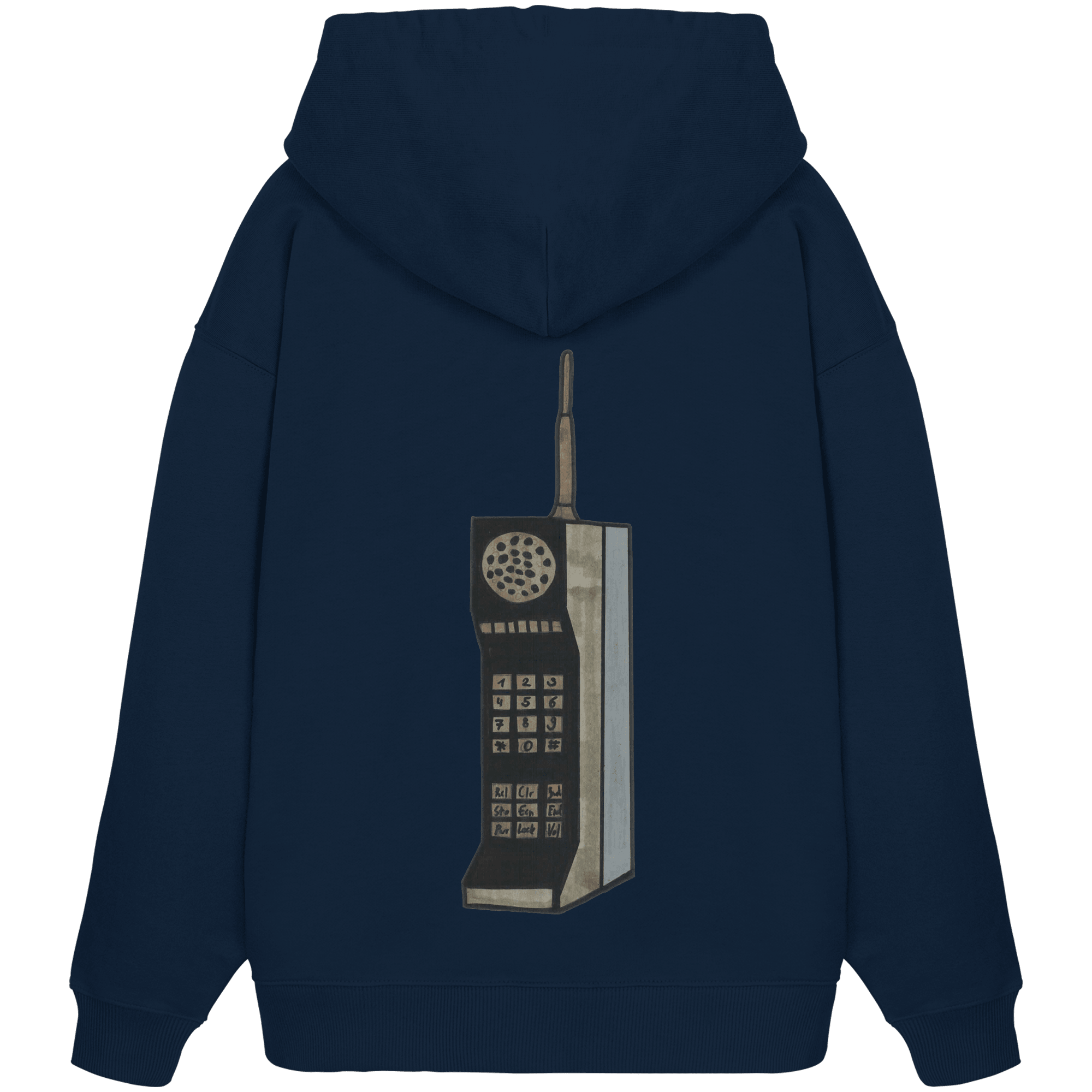 Hoodie Oversized Organic – STUDIO Analog Series | Analog Brick Phone Style
