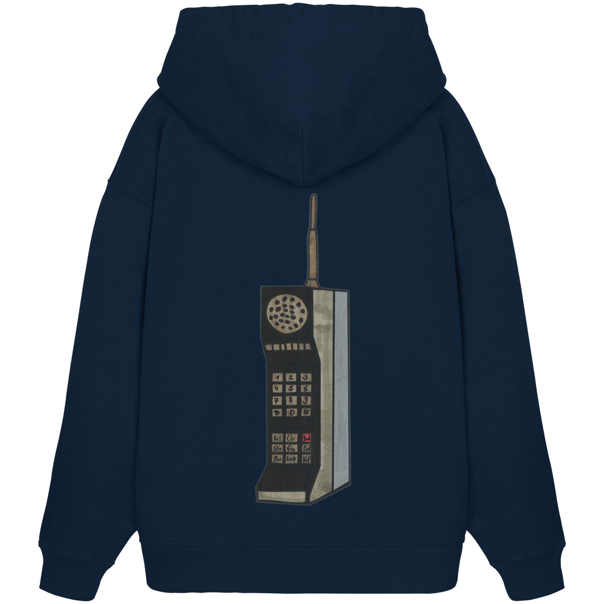 Studio - Retro Phone Kopie - Organic Oversize Hoodie real