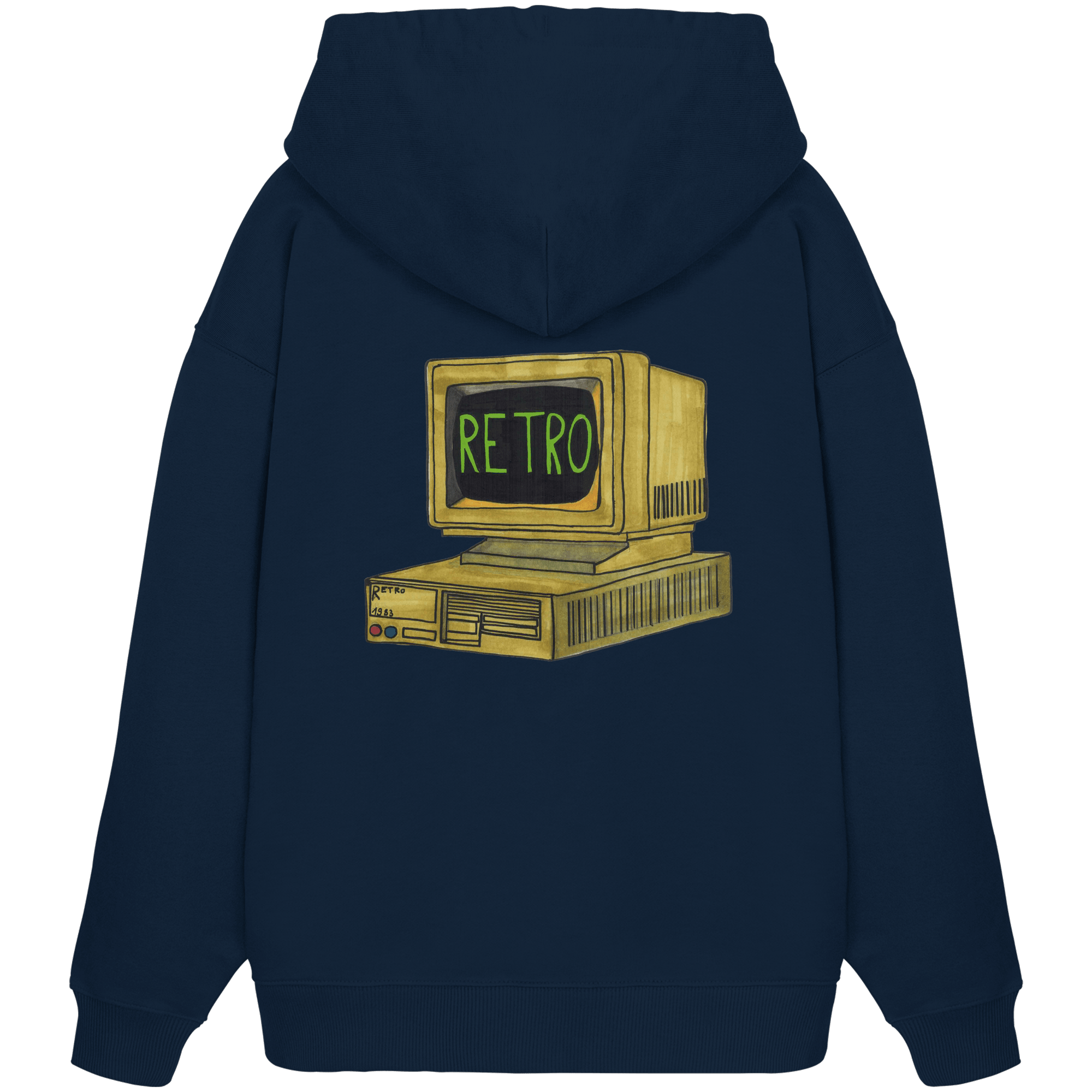 Studio - Retro PC - Organic Oversize Hoodie real