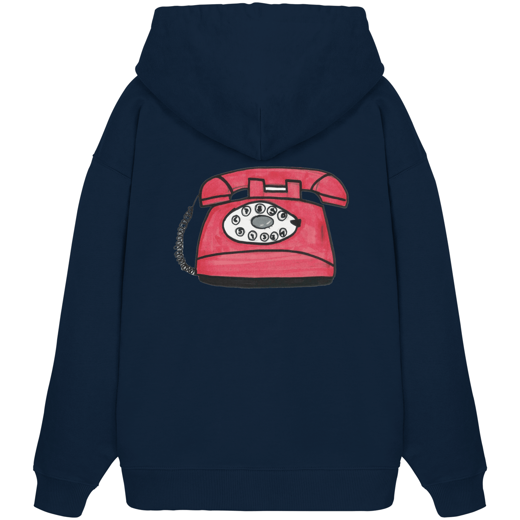 Studio - Retro Phone - Organic Oversize Hoodie real