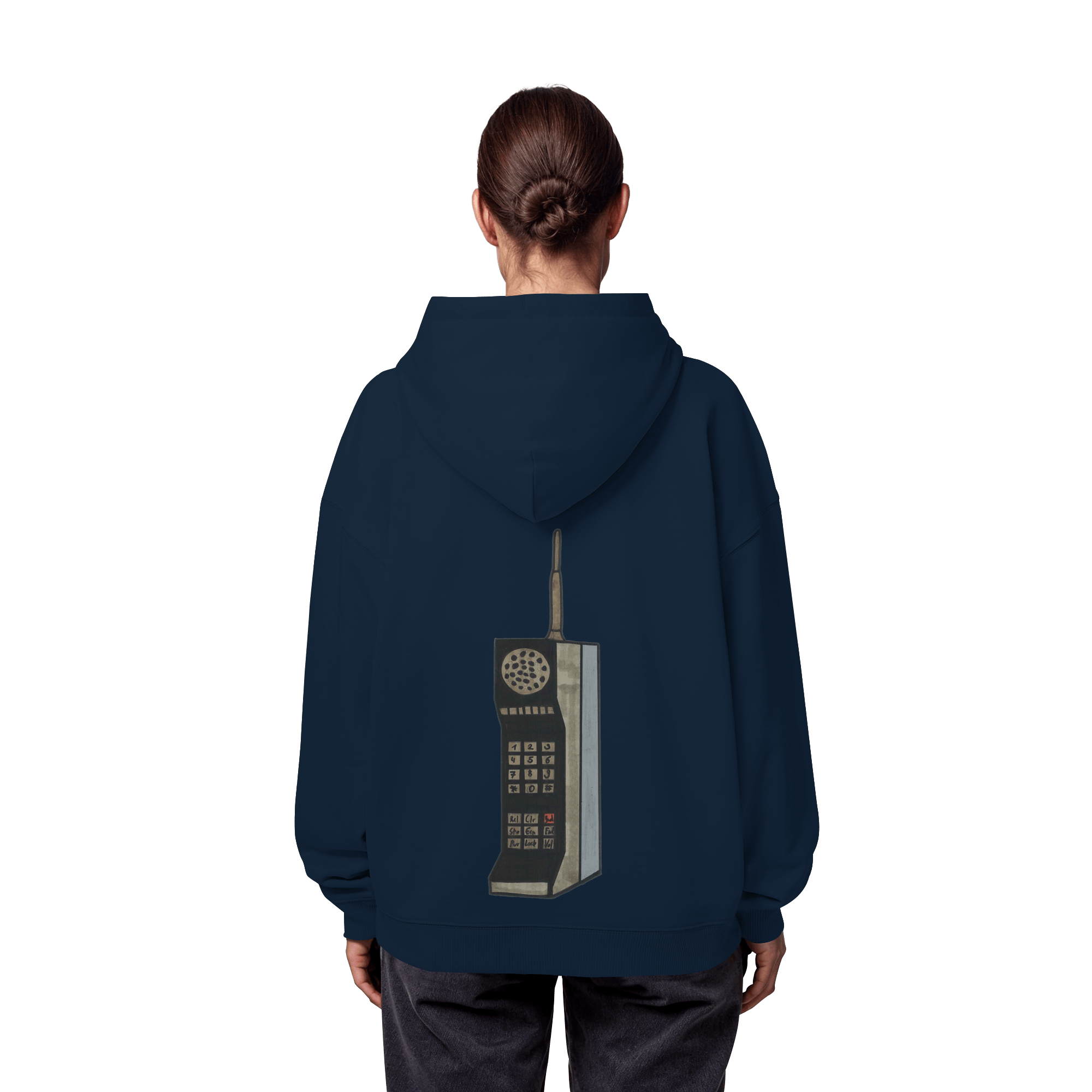 Studio - Retro Phone Kopie - Organic Oversize Hoodie real