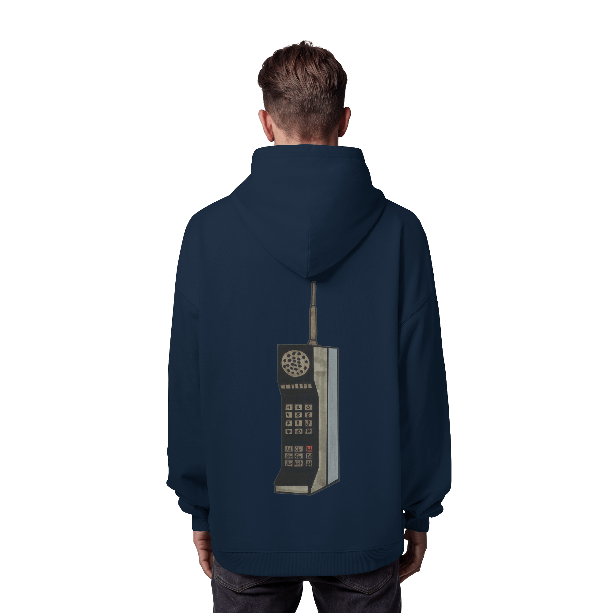 Studio - Retro Phone Kopie - Organic Oversize Hoodie real
