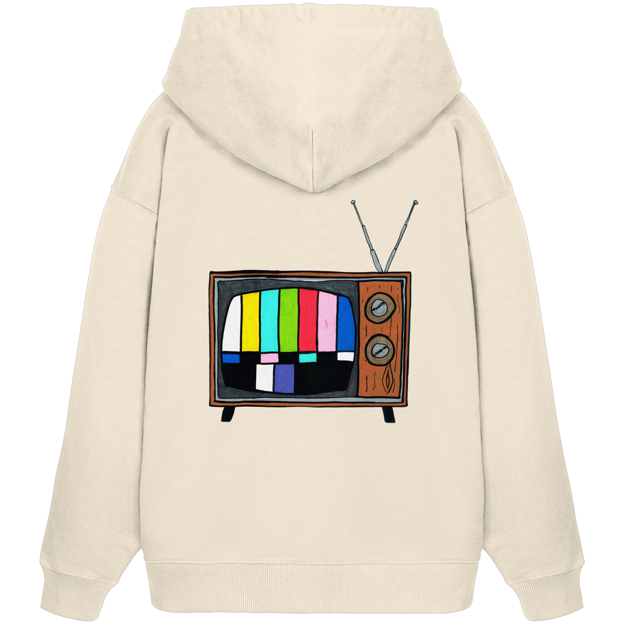 Studio - Retro TV real - Organic Oversize Hoodie
