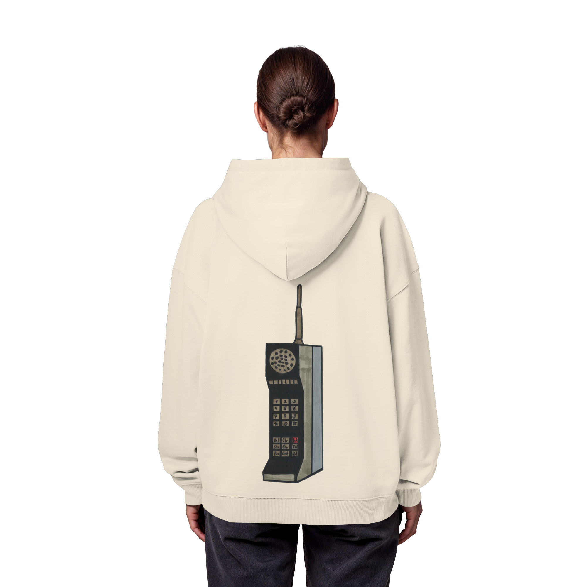 Studio - Retro Phone Kopie - Organic Oversize Hoodie real