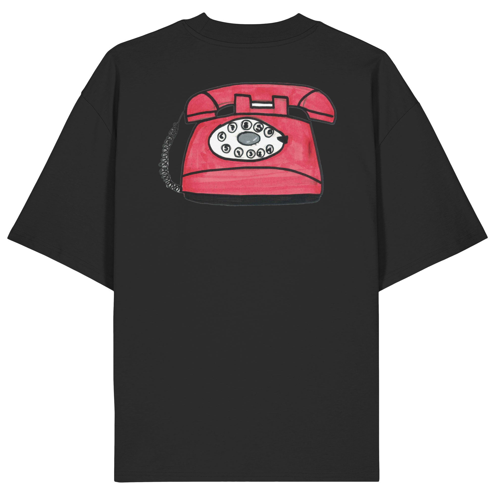 Studio - Retro Phone - Organic Oversize Shirt real