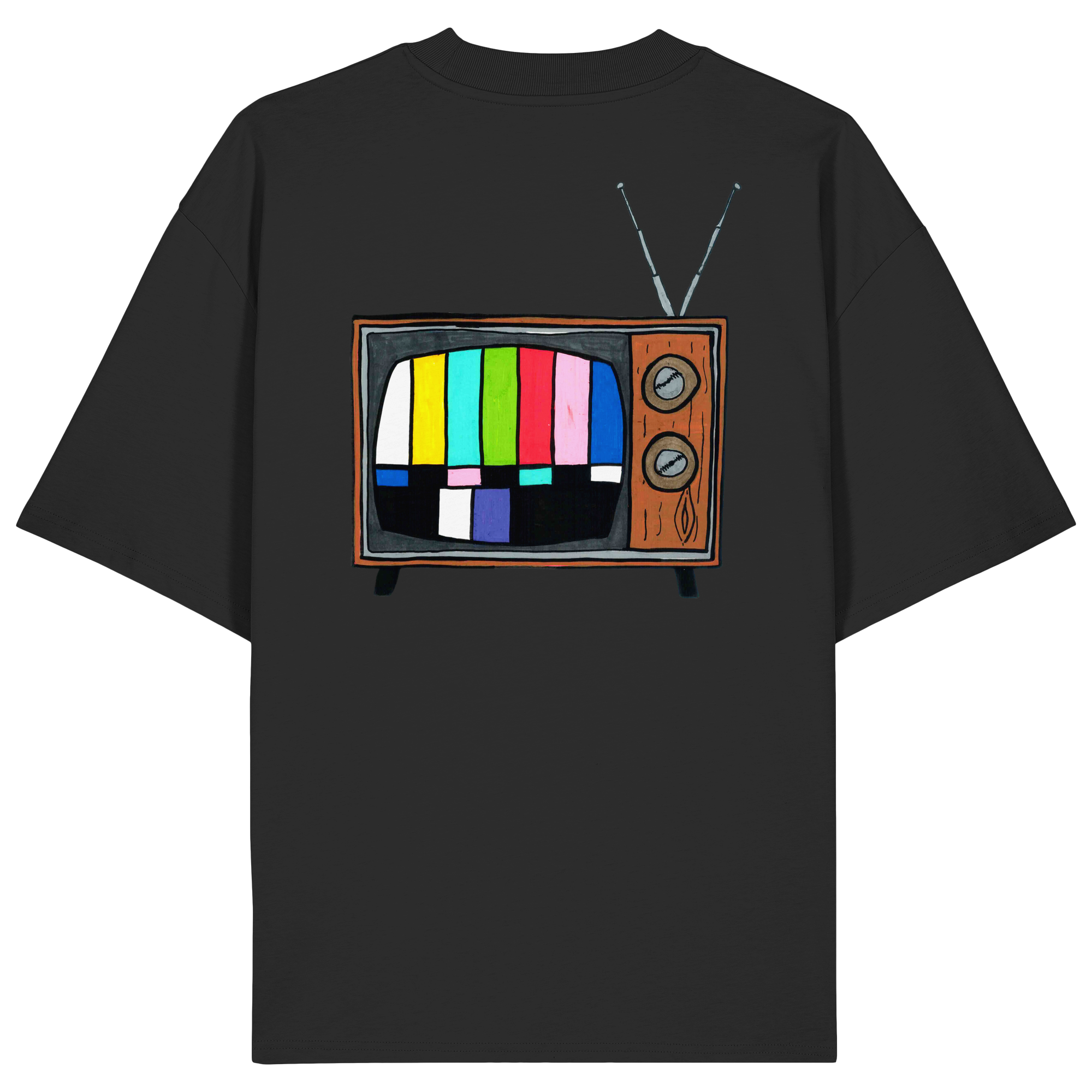 Studio - Retro TV real - Organic Oversize Shirt