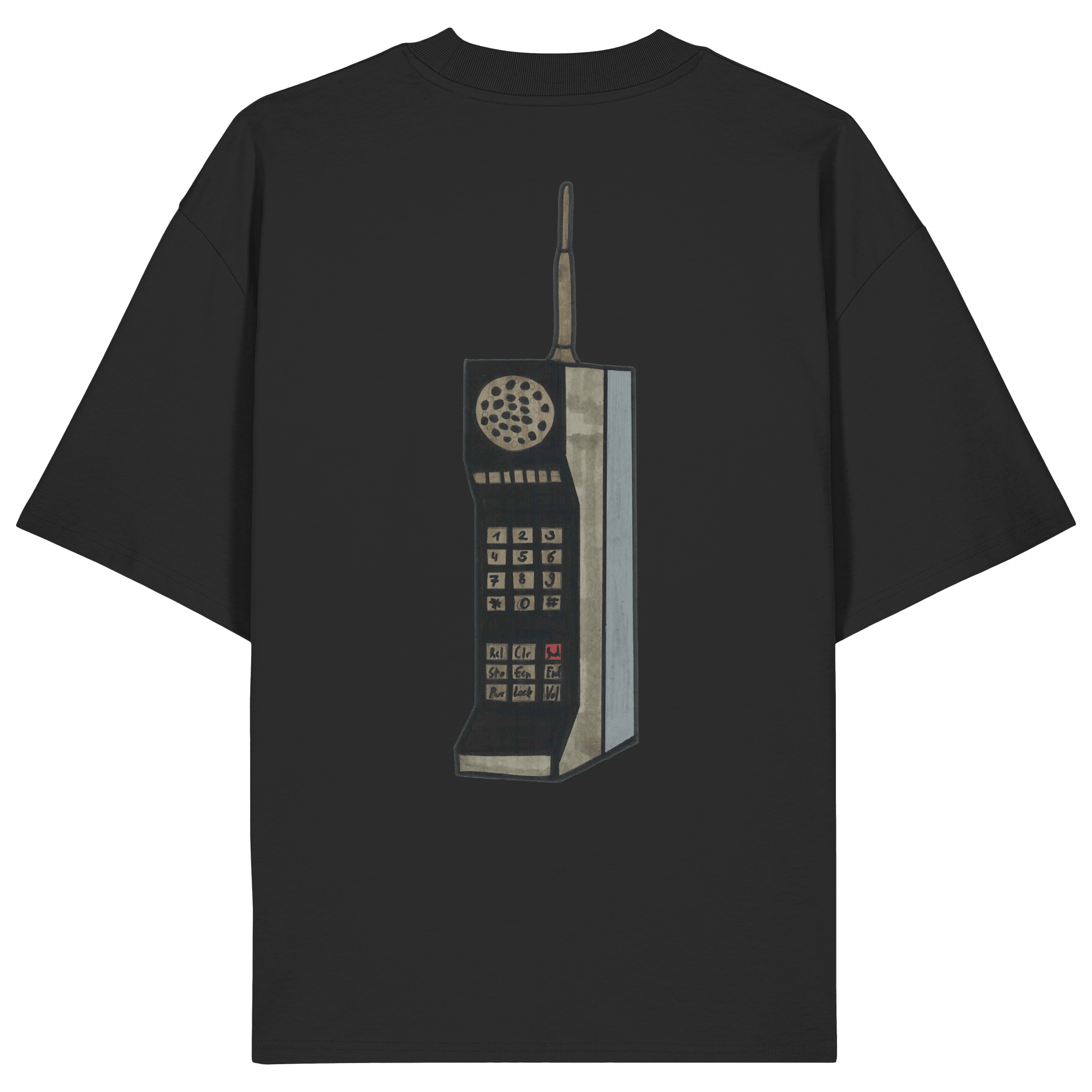 T-Shirt Oversized Organic – STUDIO ANALOG Series | Analog Brick-Phone Style
