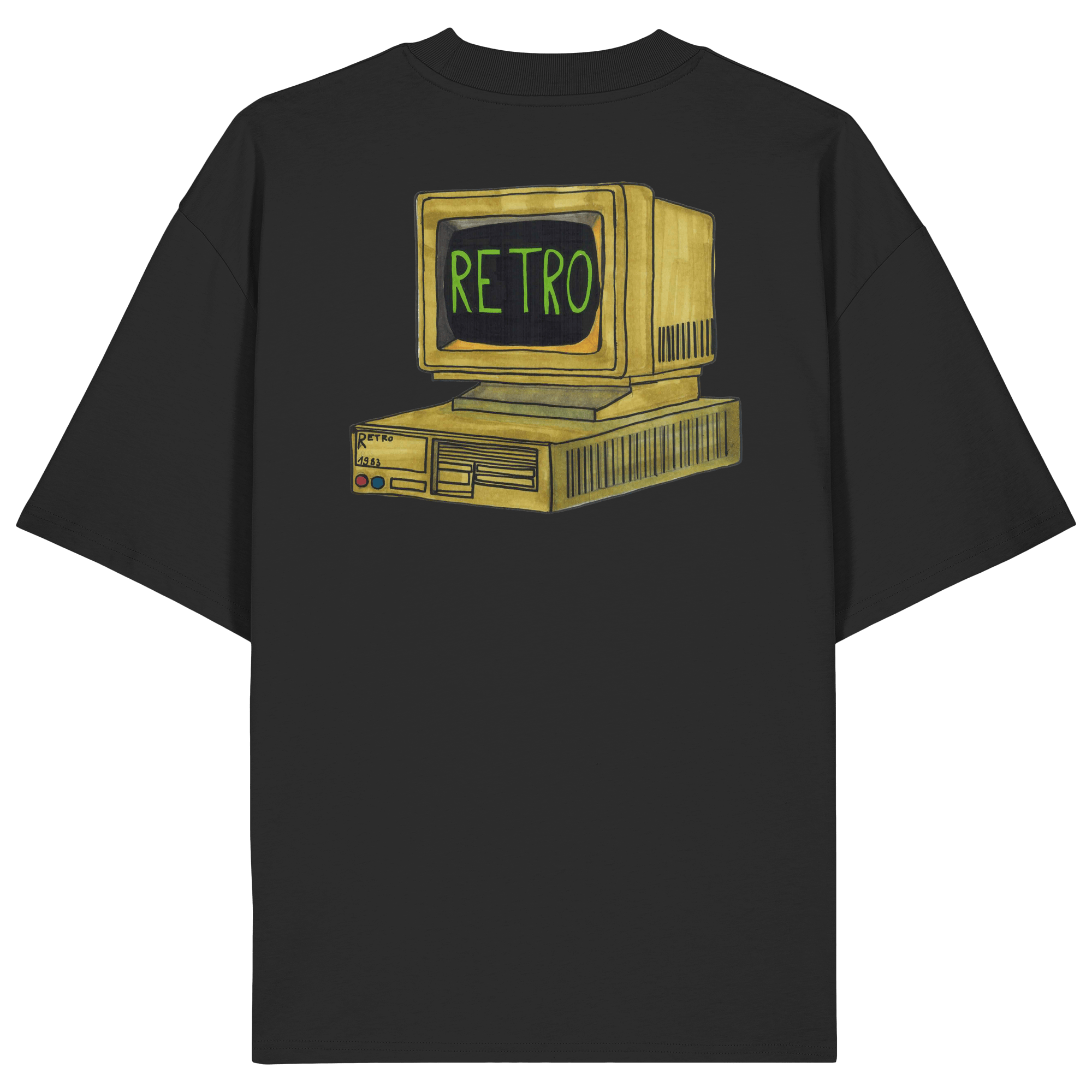 Studio - Retro PC - Organic Oversize Shirt real