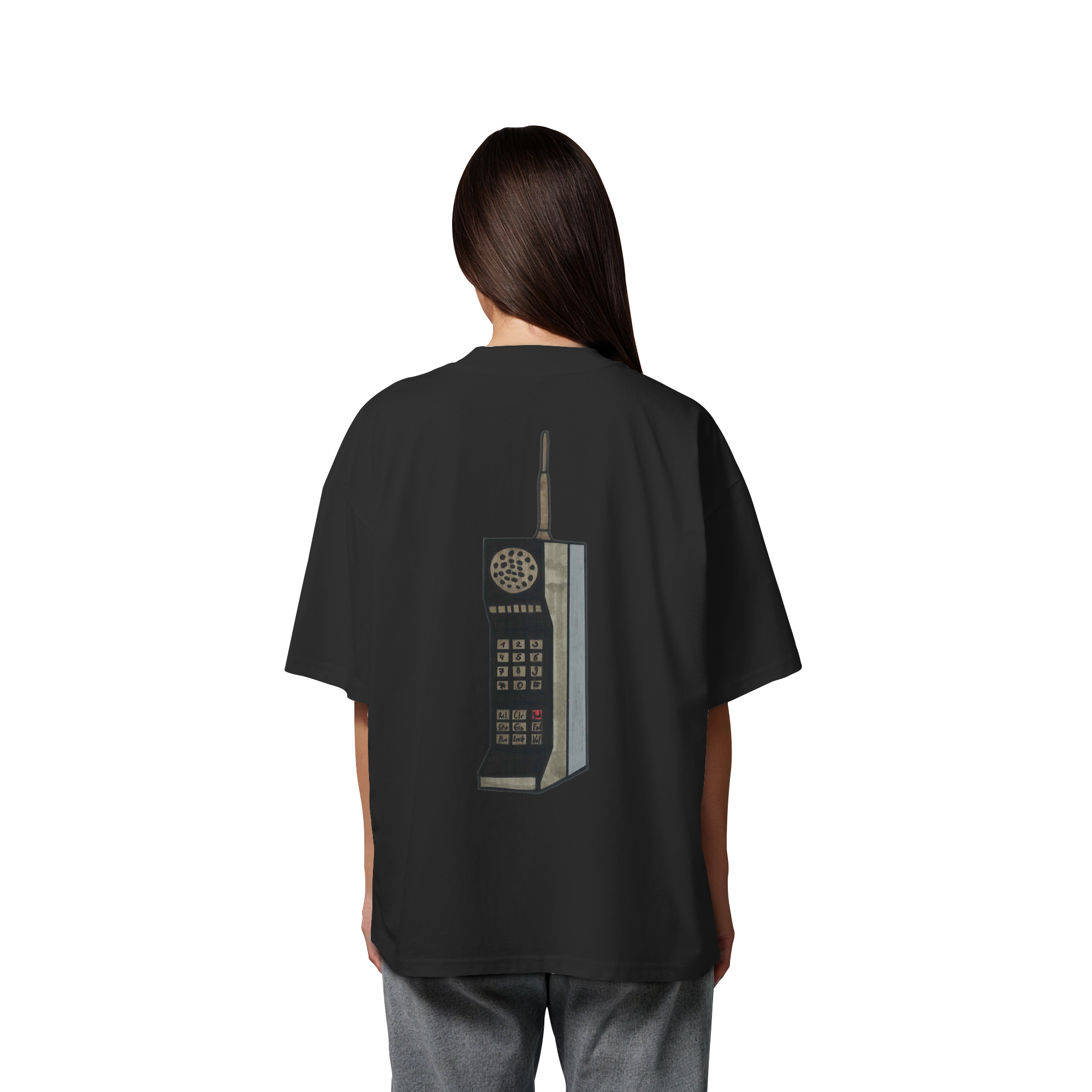 Studio - Retro Phone Kopie - Organic Oversize Shirt real