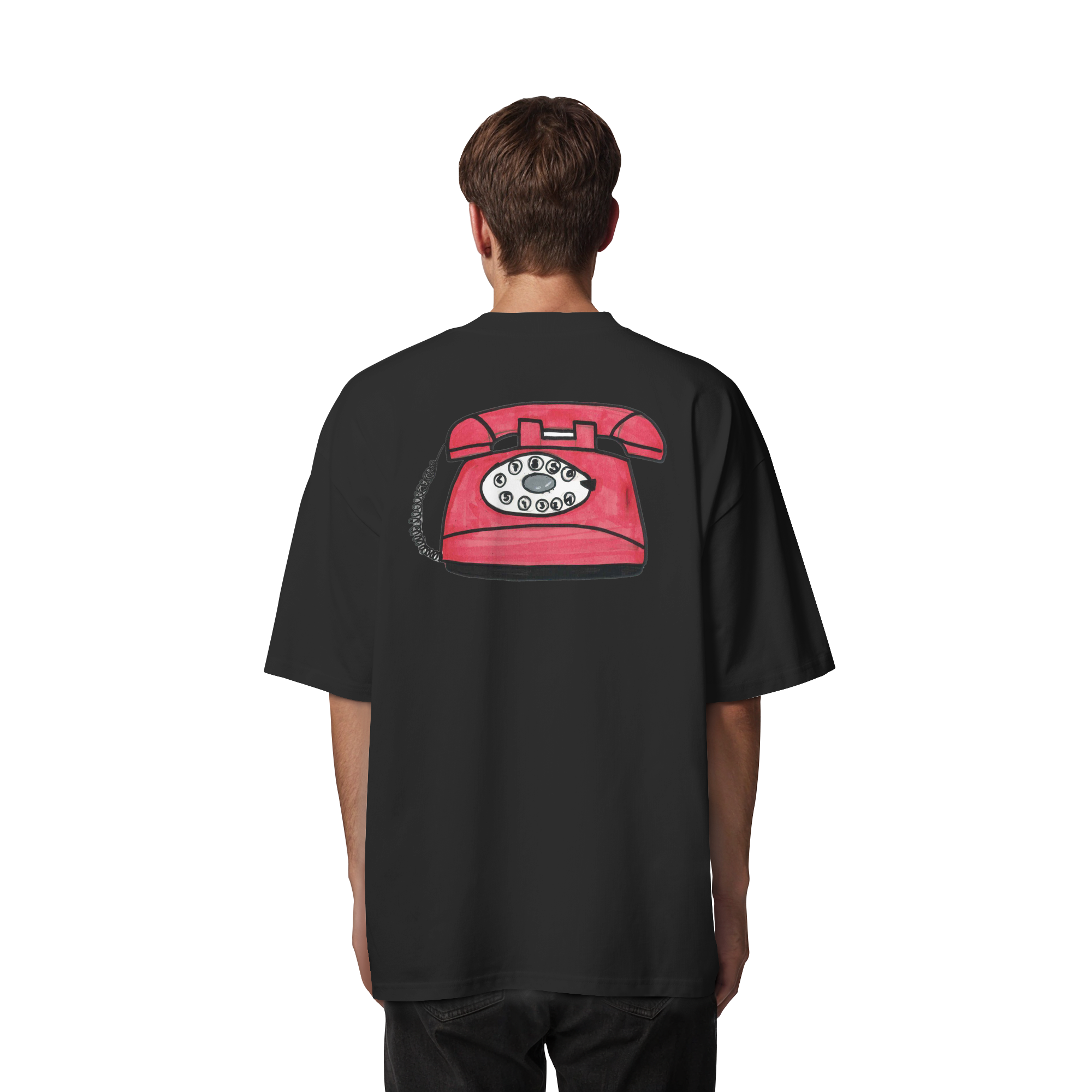 Studio - Retro Phone - Organic Oversize Shirt real