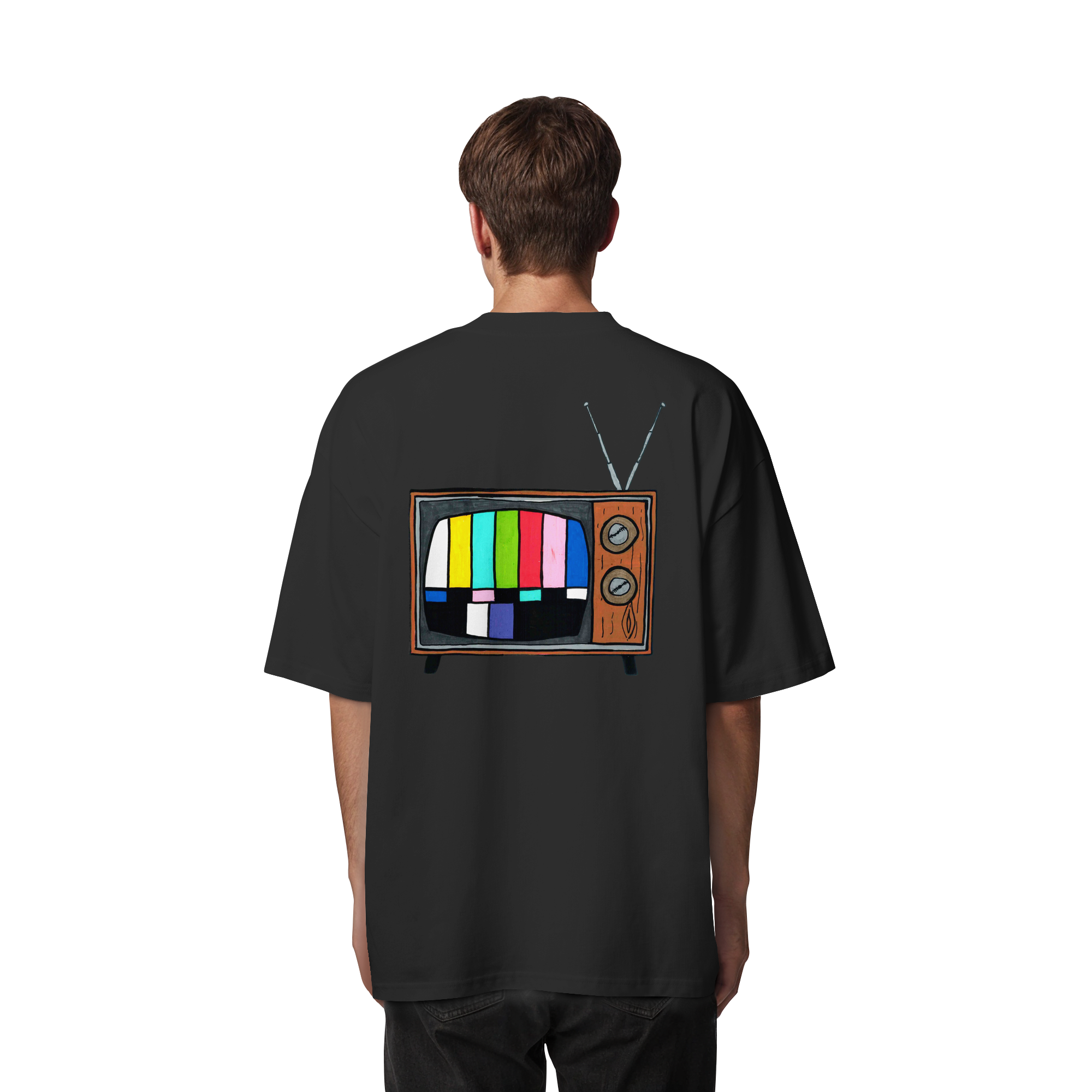 Studio - Retro TV real - Organic Oversize Shirt