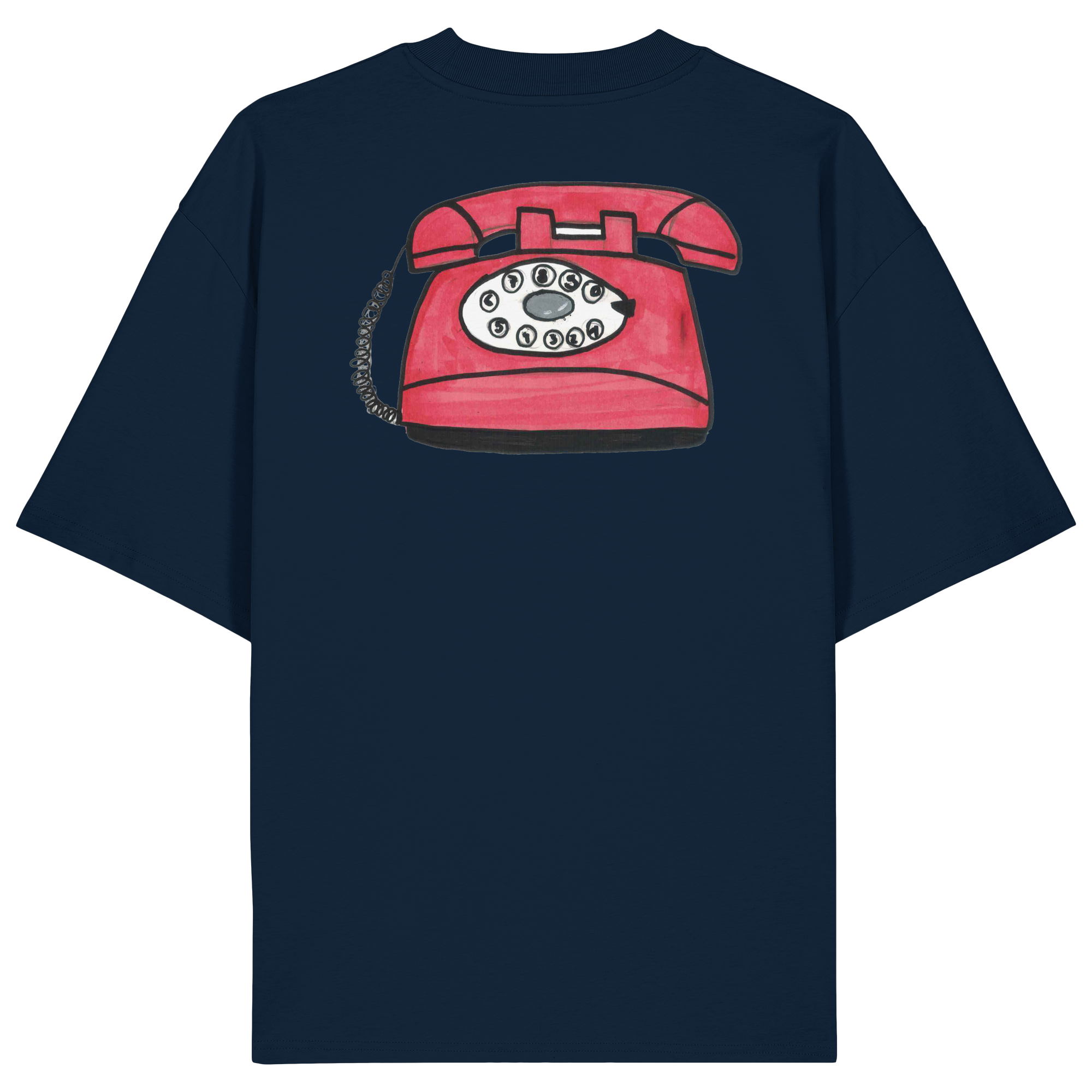 Studio - Retro Phone - Organic Oversize Shirt real