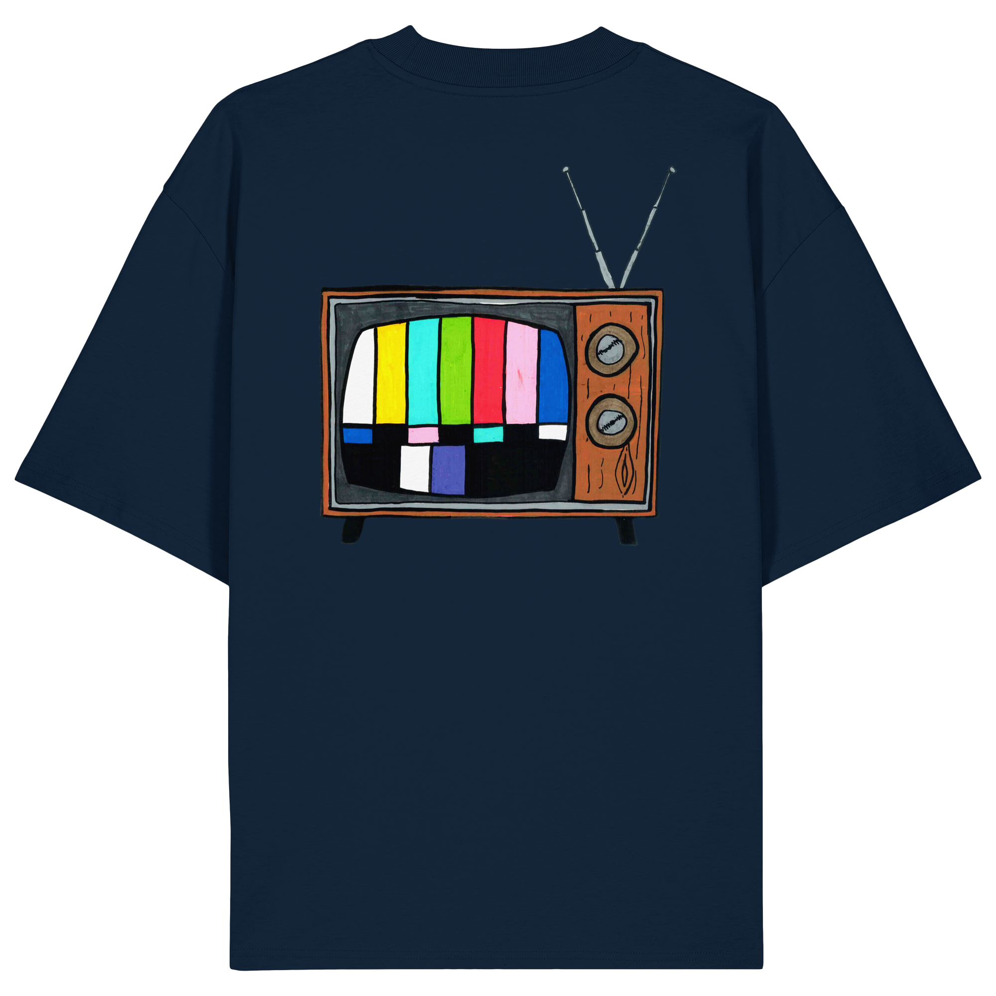 Studio - Retro TV real - Organic Oversize Shirt
