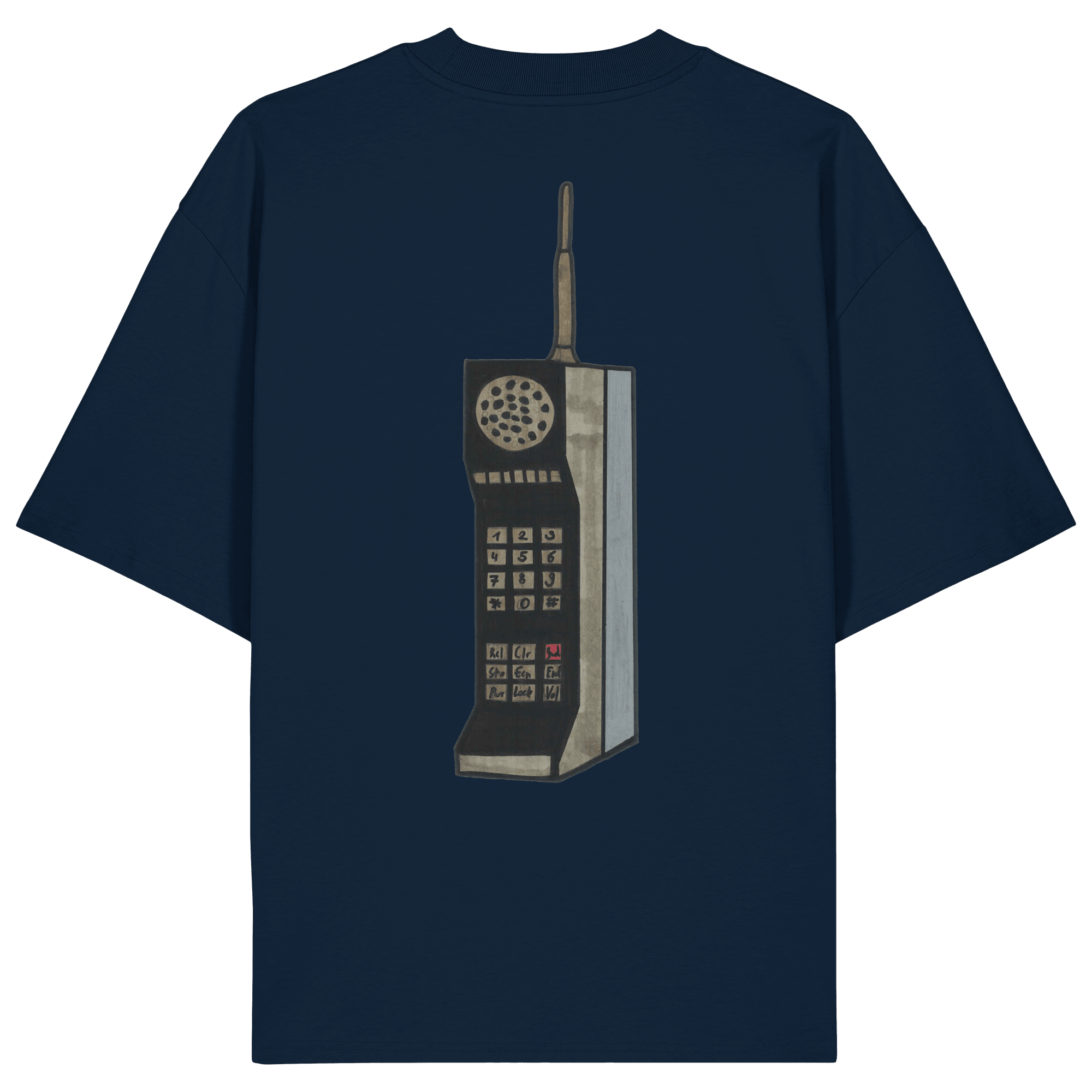 T-Shirt Oversized Organic – STUDIO ANALOG Series | Analog Brick-Phone Style