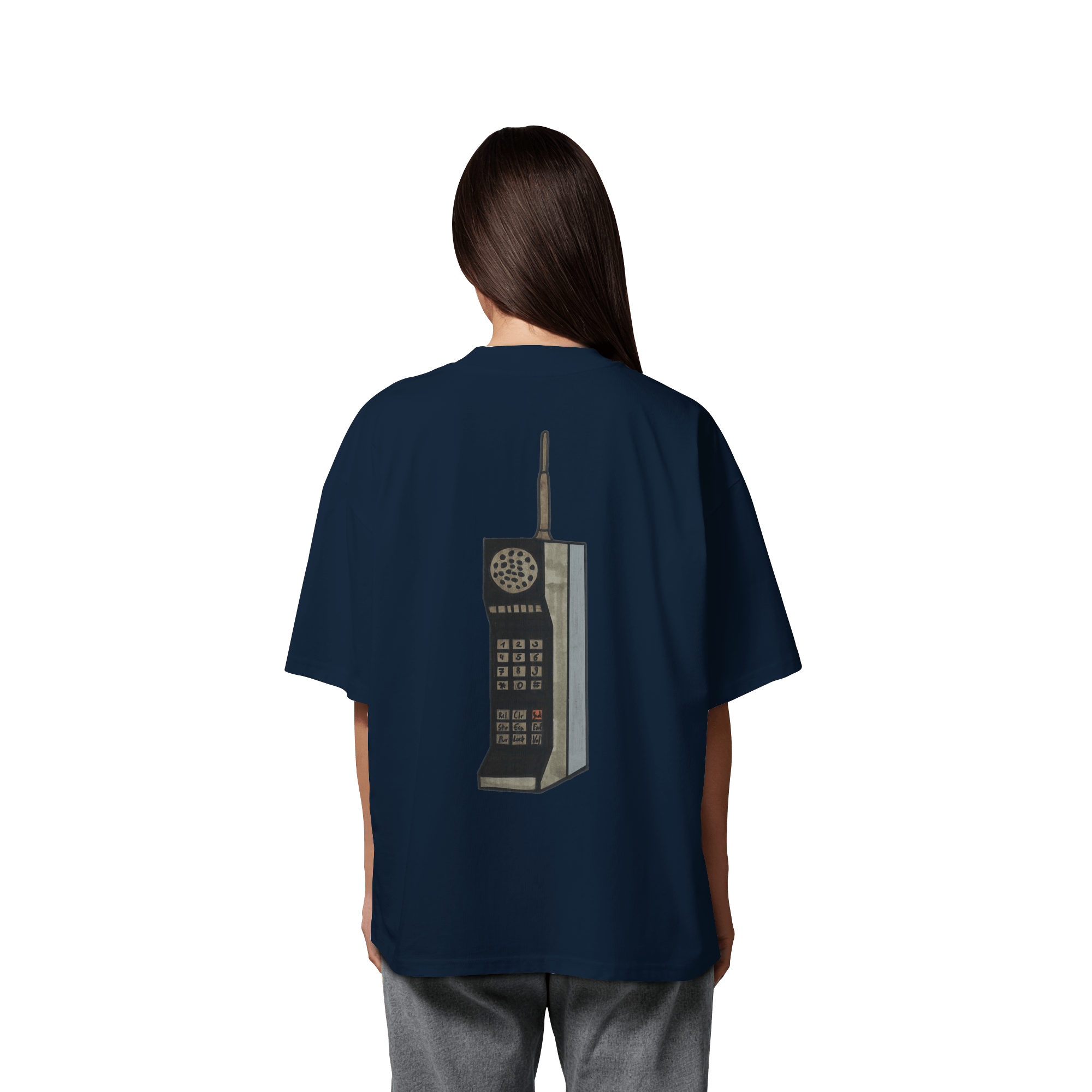 Studio - Retro Phone Kopie - Organic Oversize Shirt real