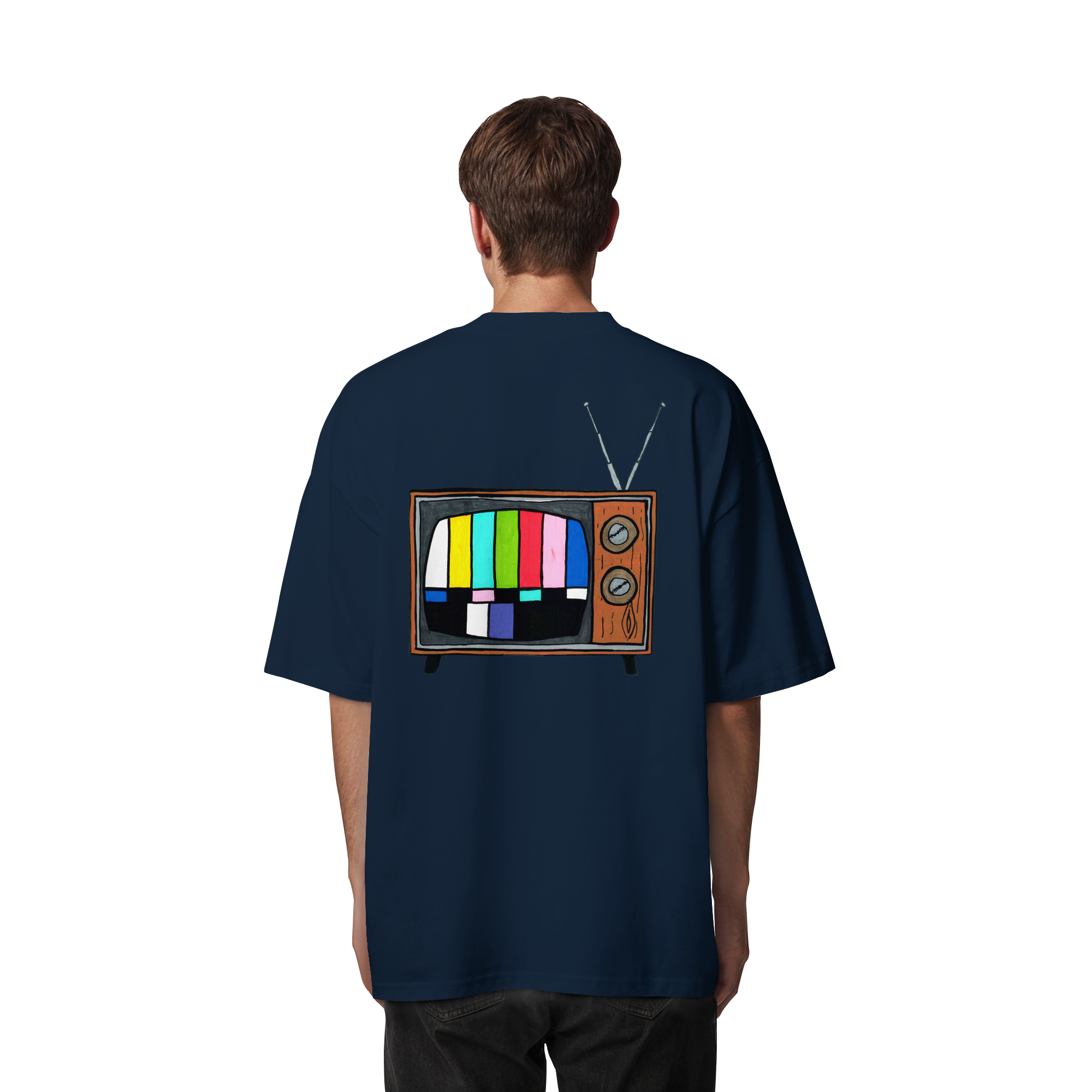 Studio - Retro TV real - Organic Oversize Shirt