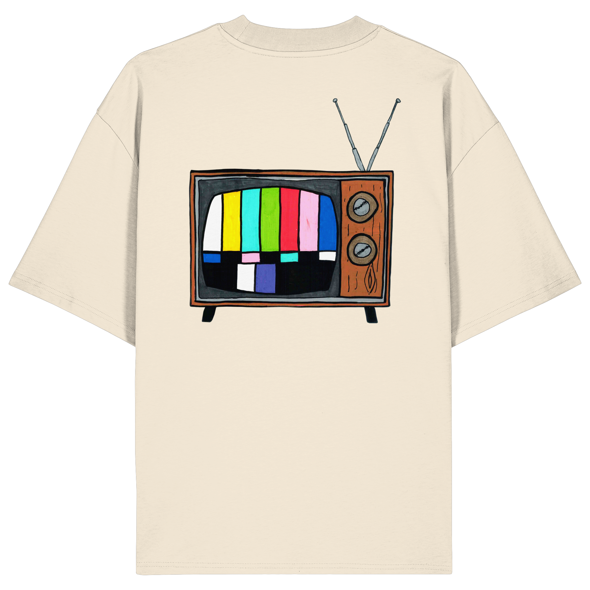 Studio - Retro TV real - Organic Oversize Shirt