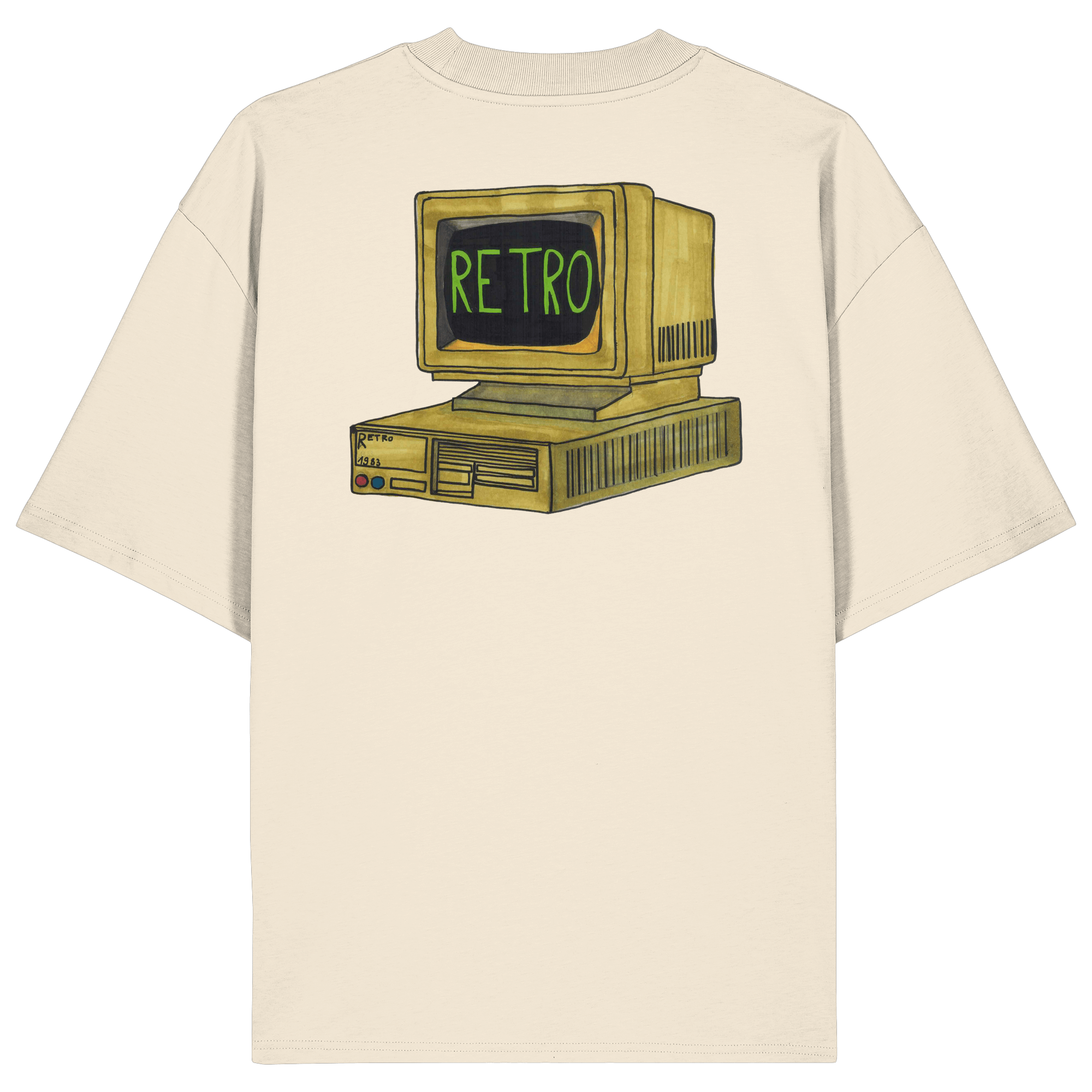 Studio - Retro PC - Organic Oversize Shirt real