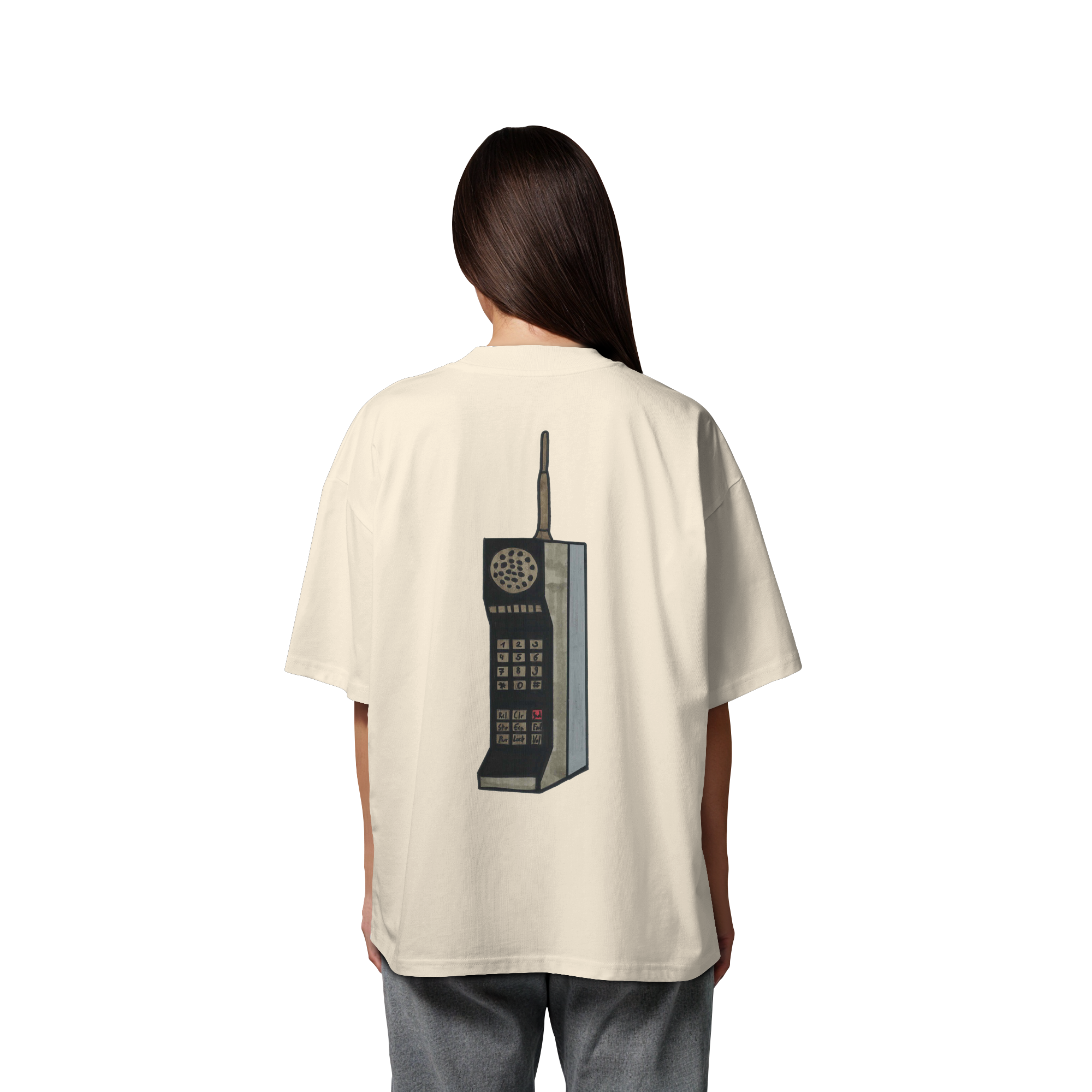 Studio - Retro Phone Kopie - Organic Oversize Shirt real