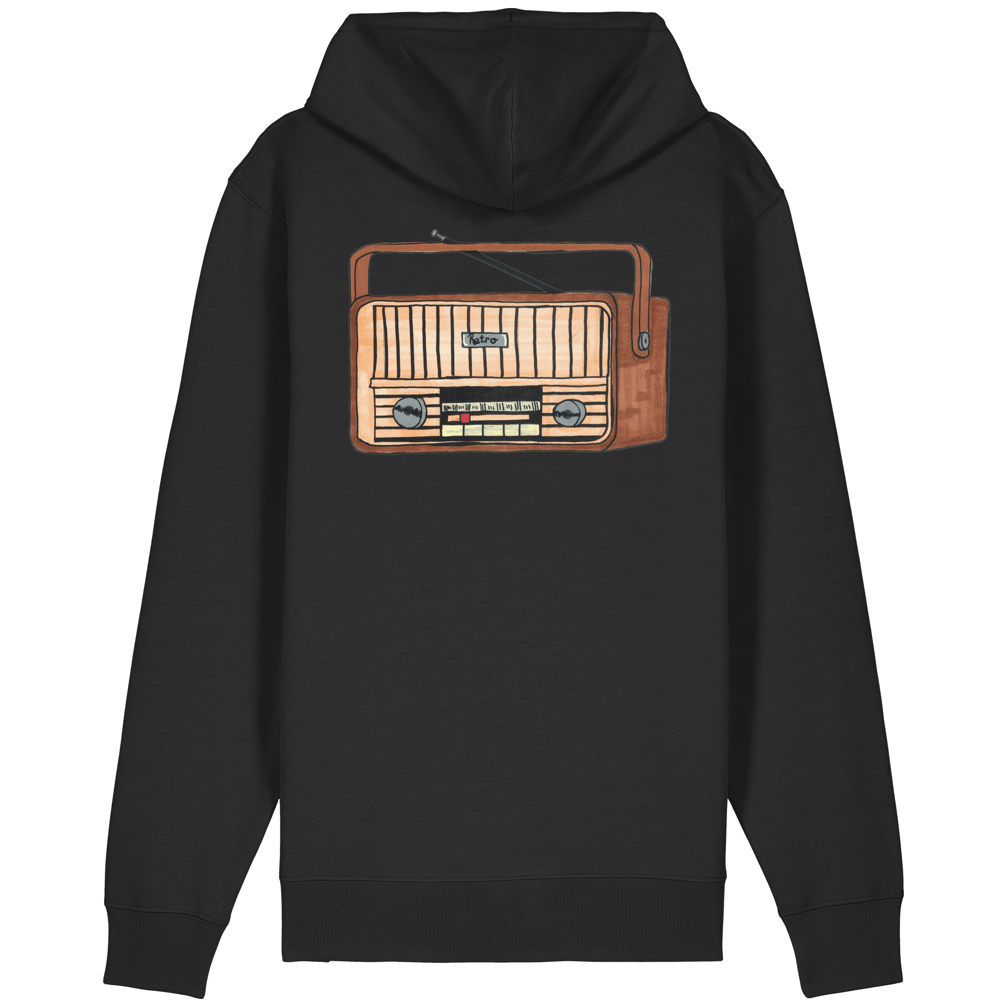 Studio - Retro Radio - Organic Relaxed Zipper real