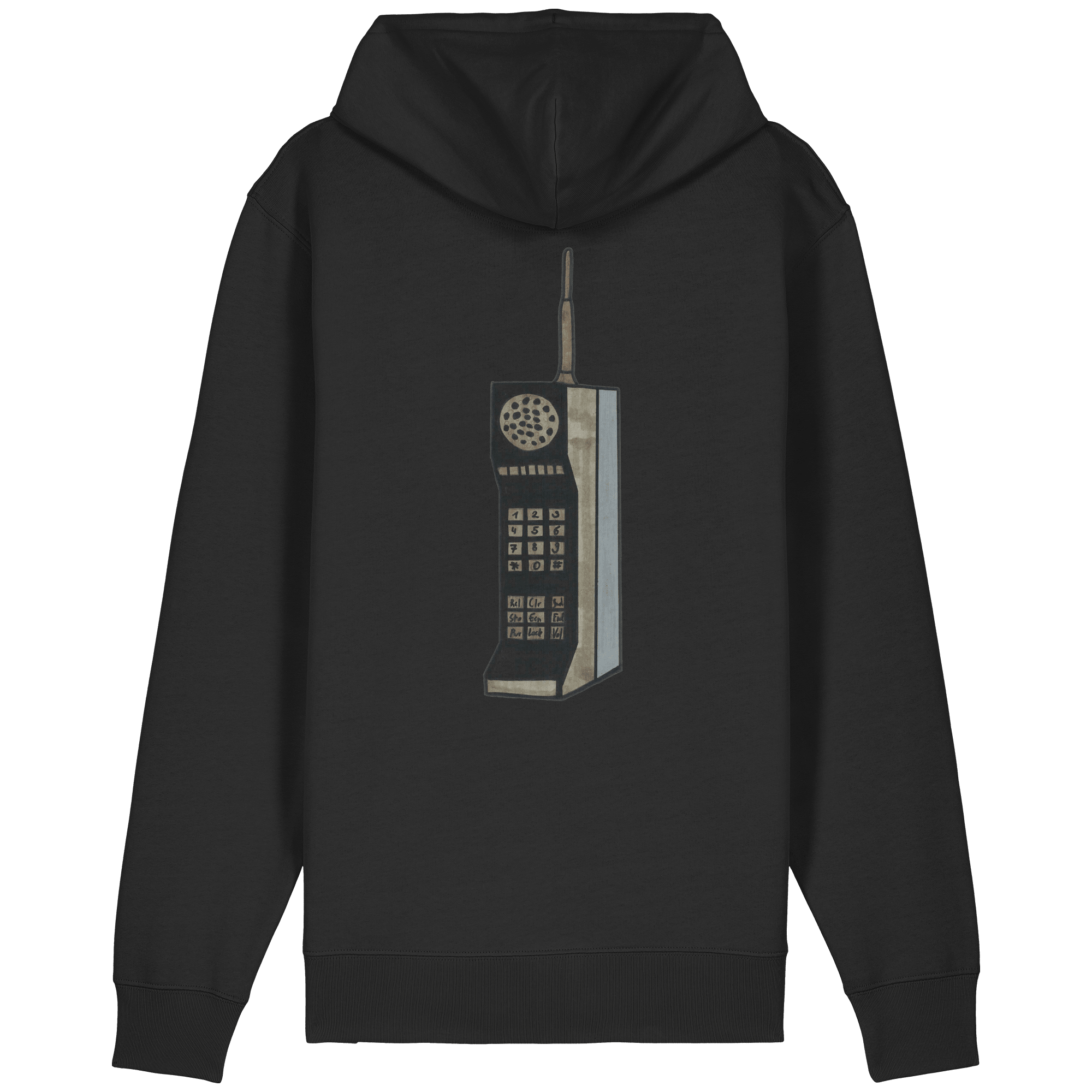 Zipper Hoodie Organic – STUDIO ANALOG Series | Analog Brick-Phone Style