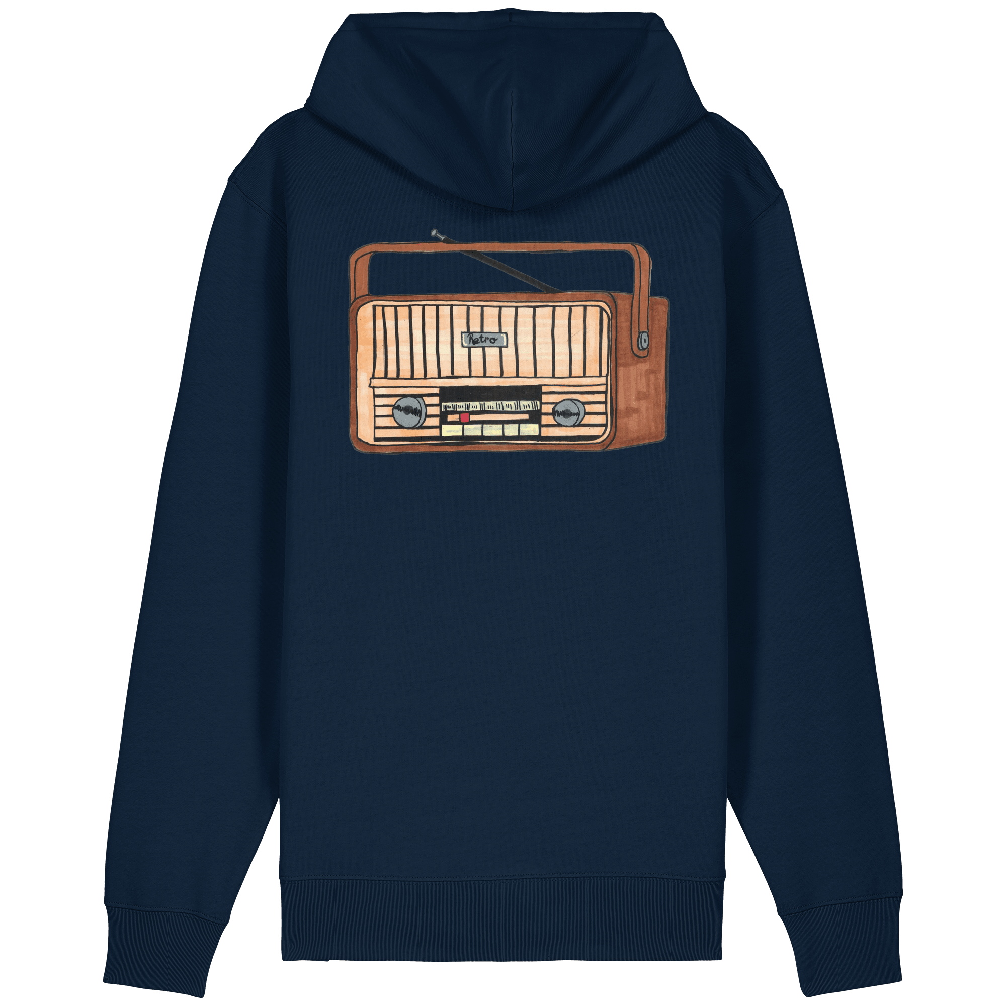 Studio - Retro Radio - Organic Relaxed Zipper real