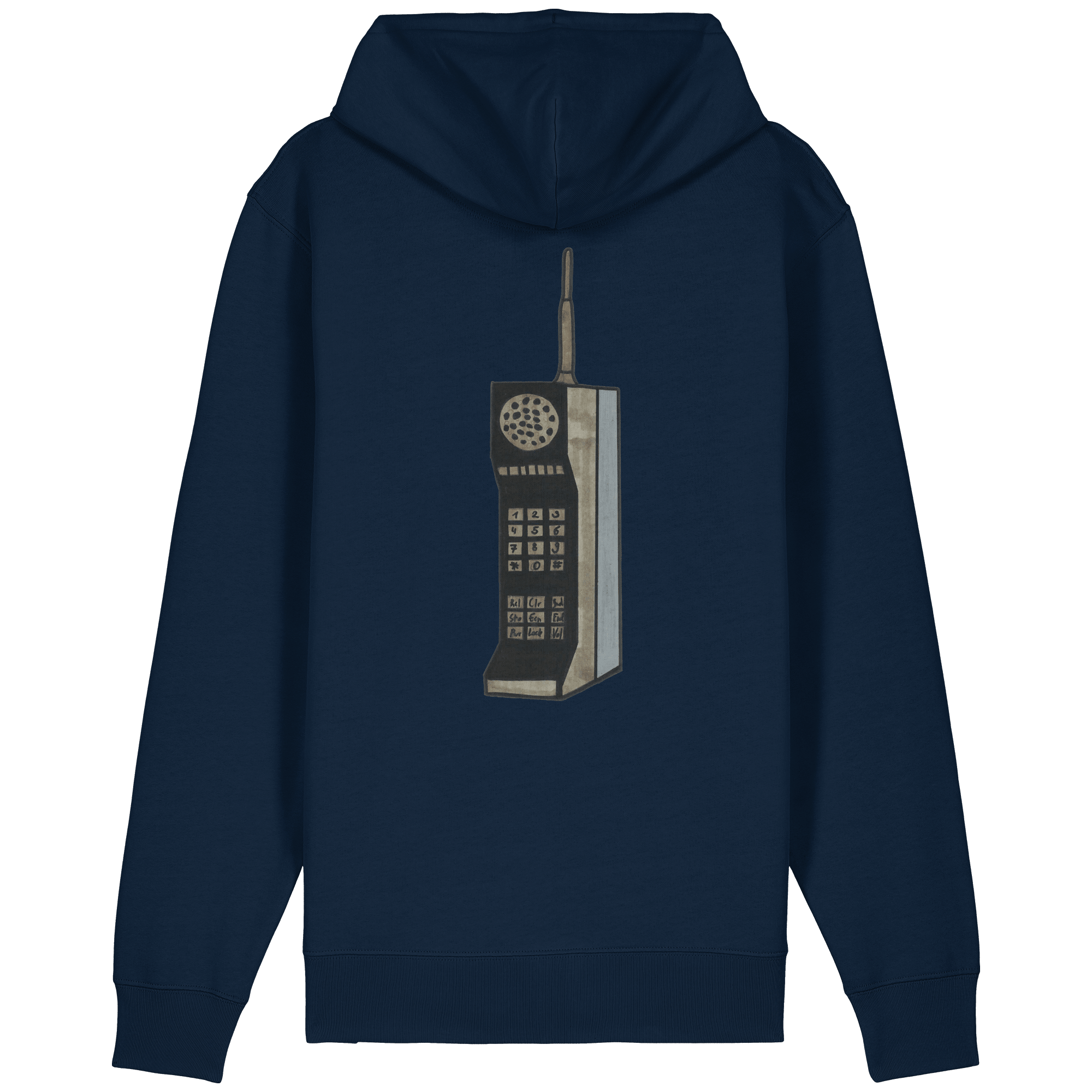 Zipper Hoodie Organic – STUDIO ANALOG Series | Analog Brick-Phone Style