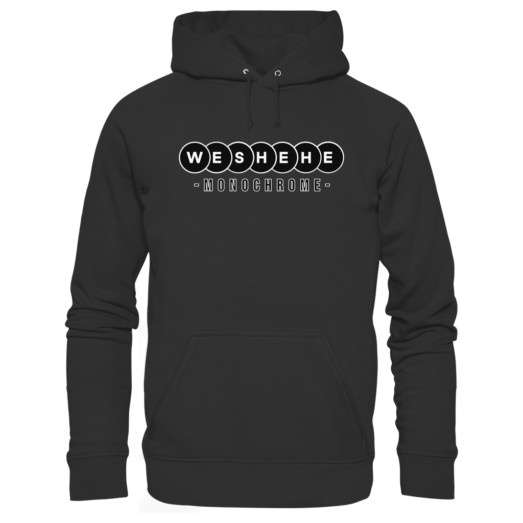 Premium Organic – Iconic Monochrome (Unisex) - Organic Basic Hoodie