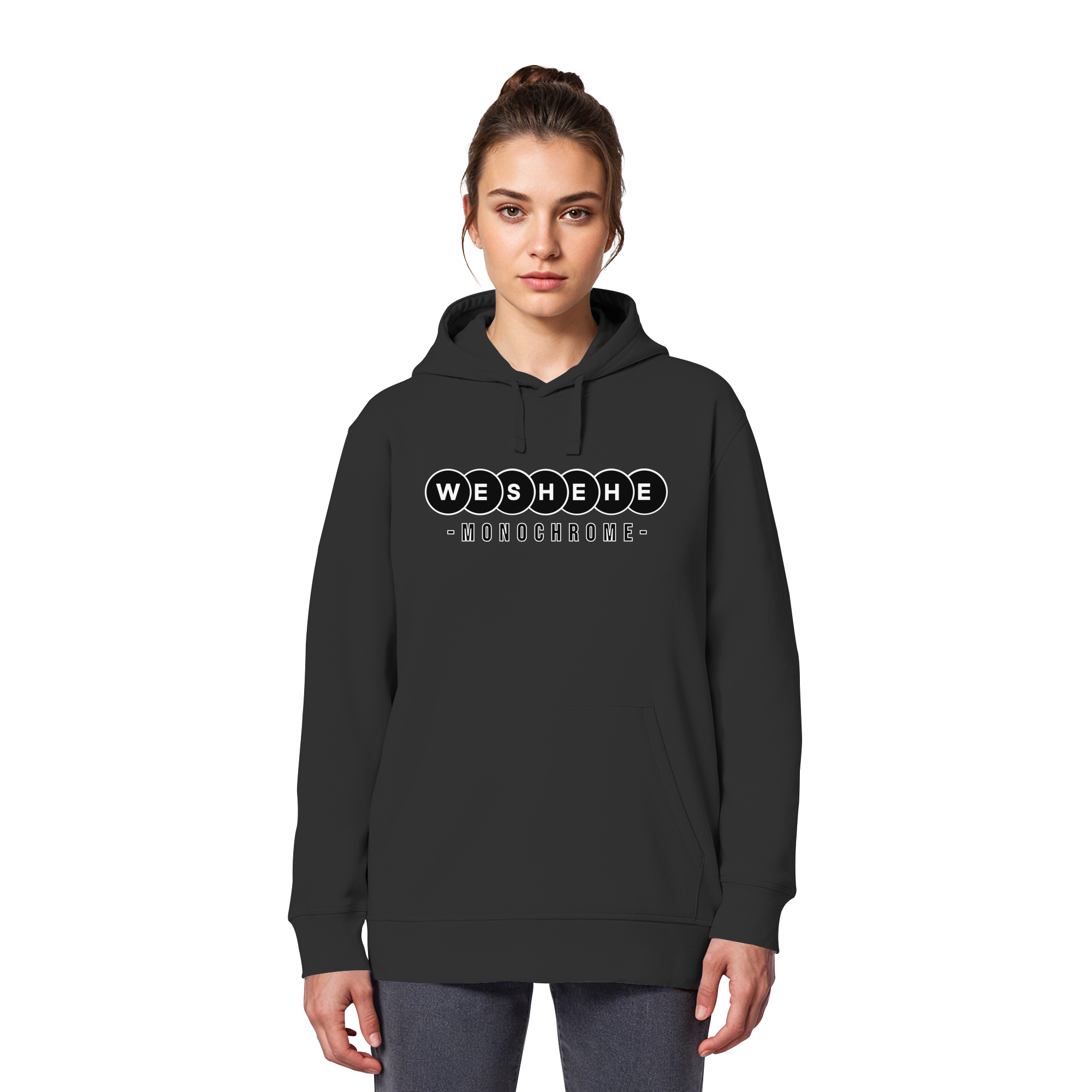 Premium Organic – Iconic Monochrome (Unisex) - Organic Basic Hoodie