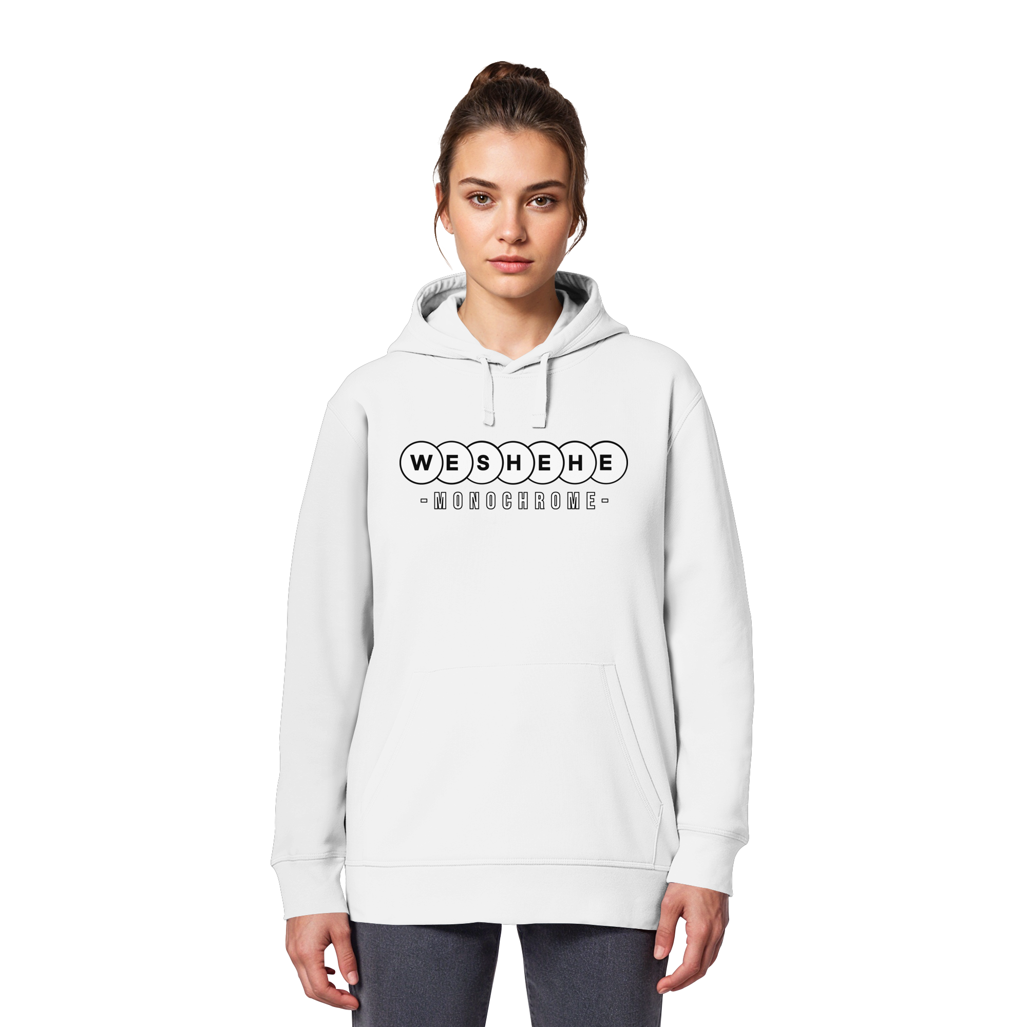 Premium Organic – Iconic Monochrome (Unisex) - Organic Basic Hoodie