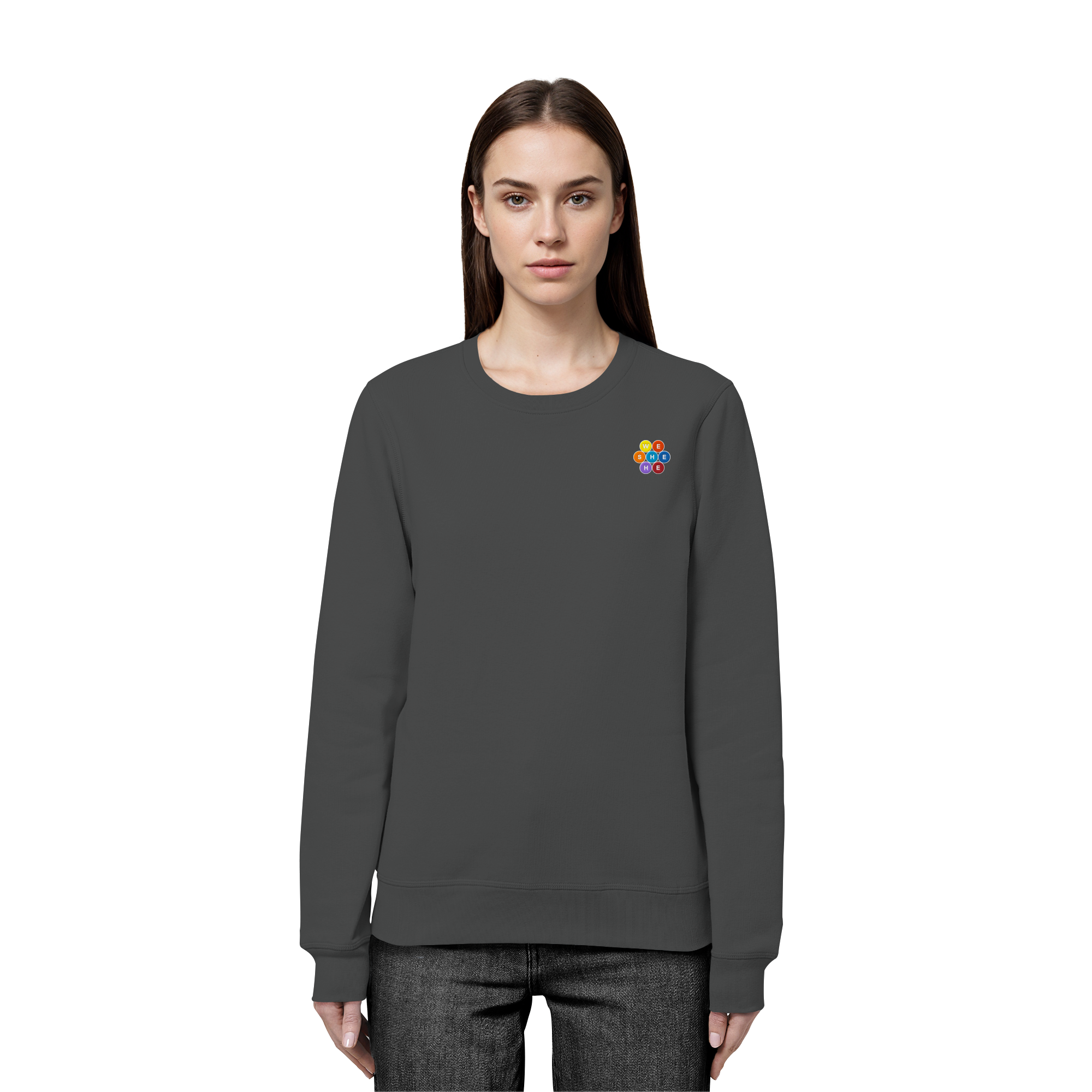 WESHEHE Signature Kopie - Organic Basic Unisex Sweatshirt