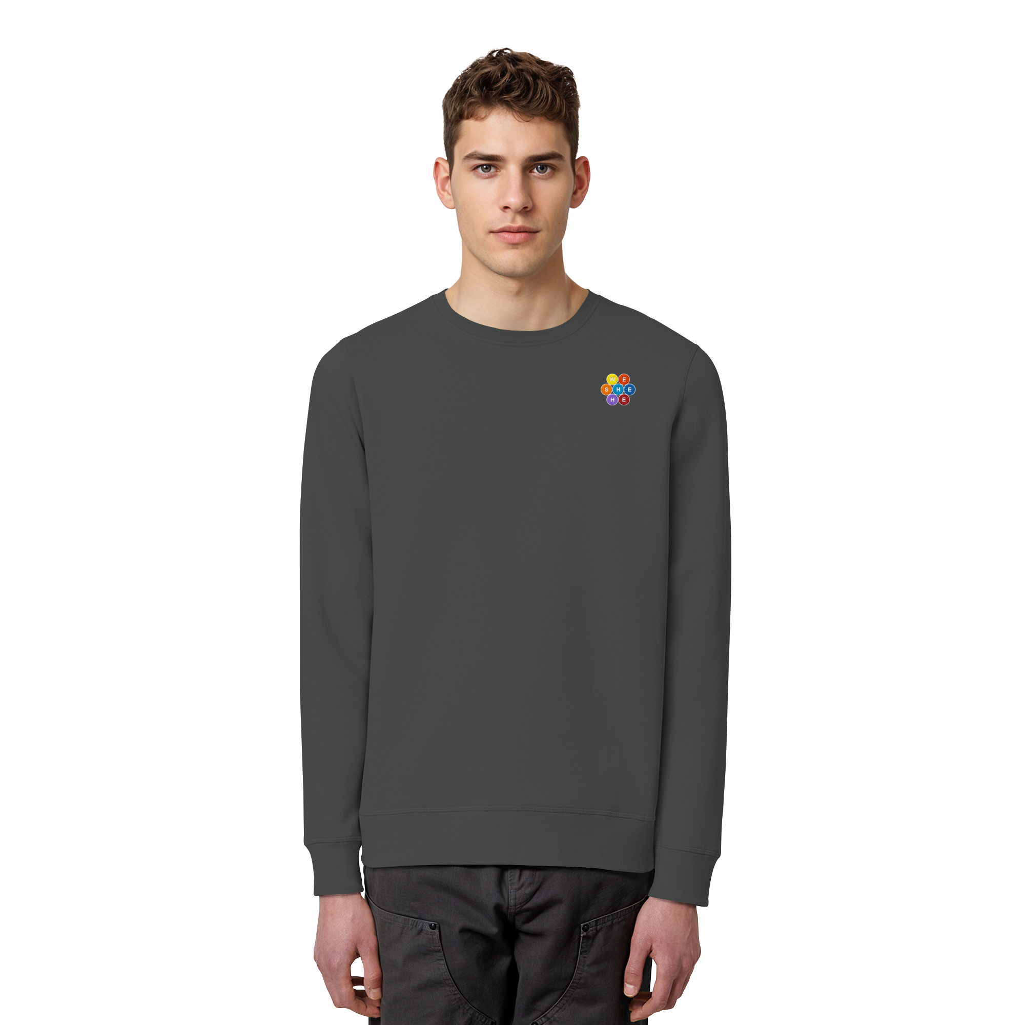 WESHEHE Signature Kopie - Organic Basic Unisex Sweatshirt