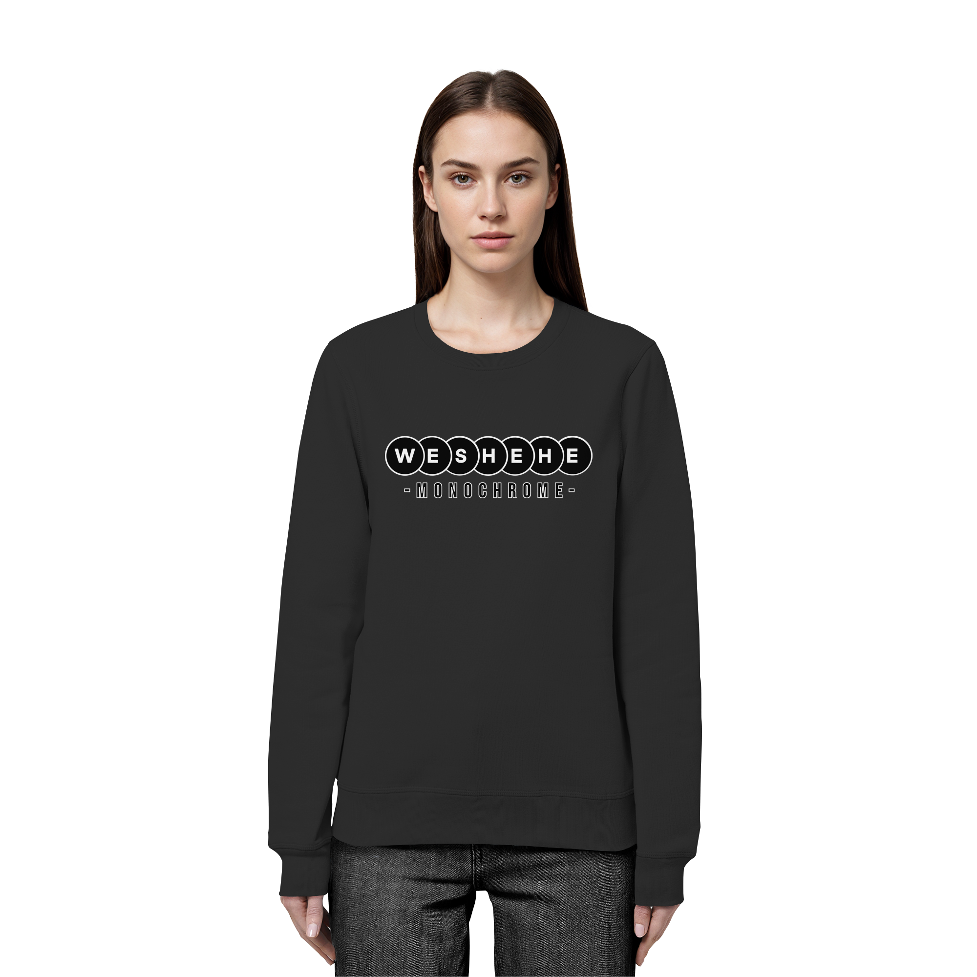 Premium Organic – Iconic Monochrome (Unisex) - Organic Basic Unisex Sweatshirt